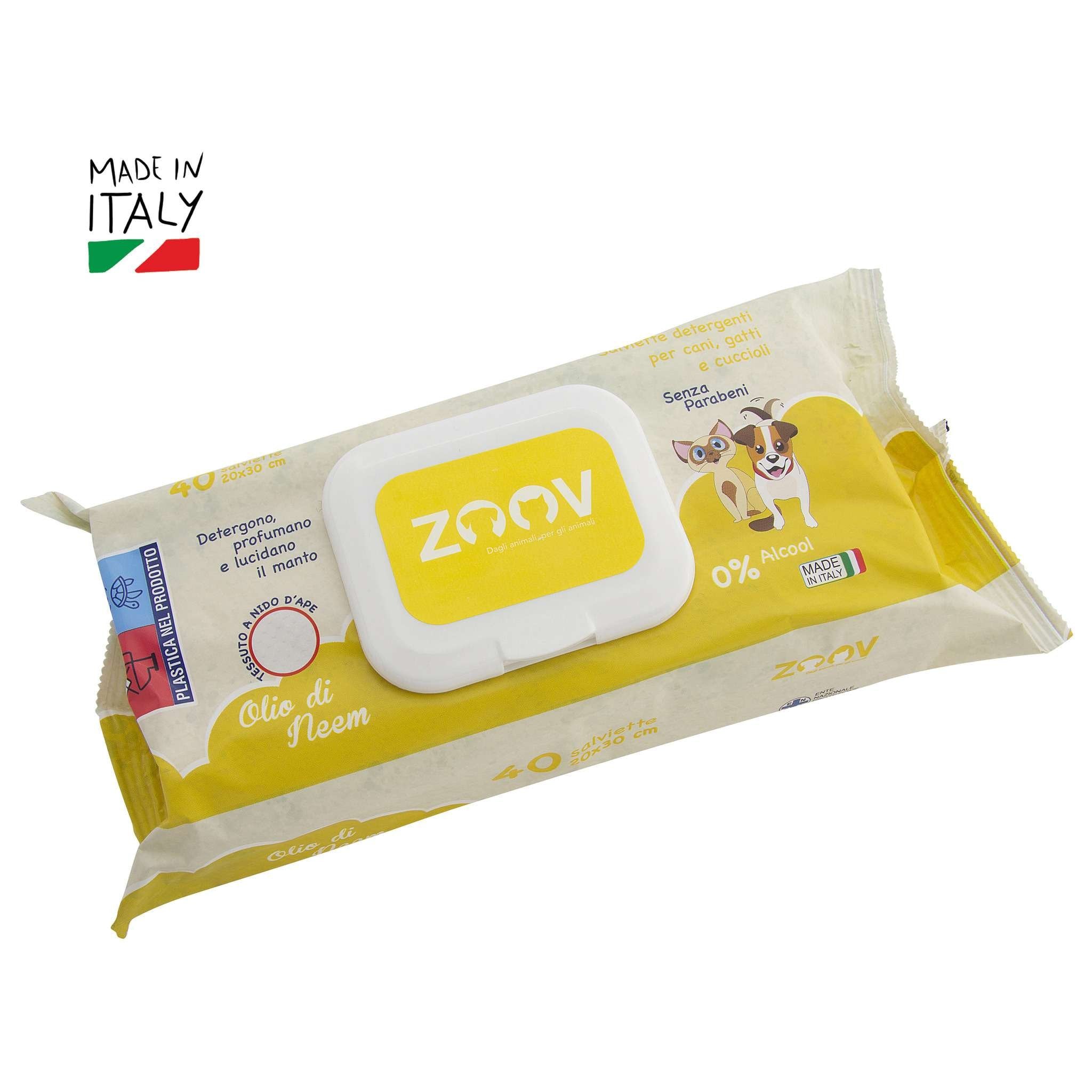 Zoov Salviettine Detergenti Neem Pz.40 - 12 Pz