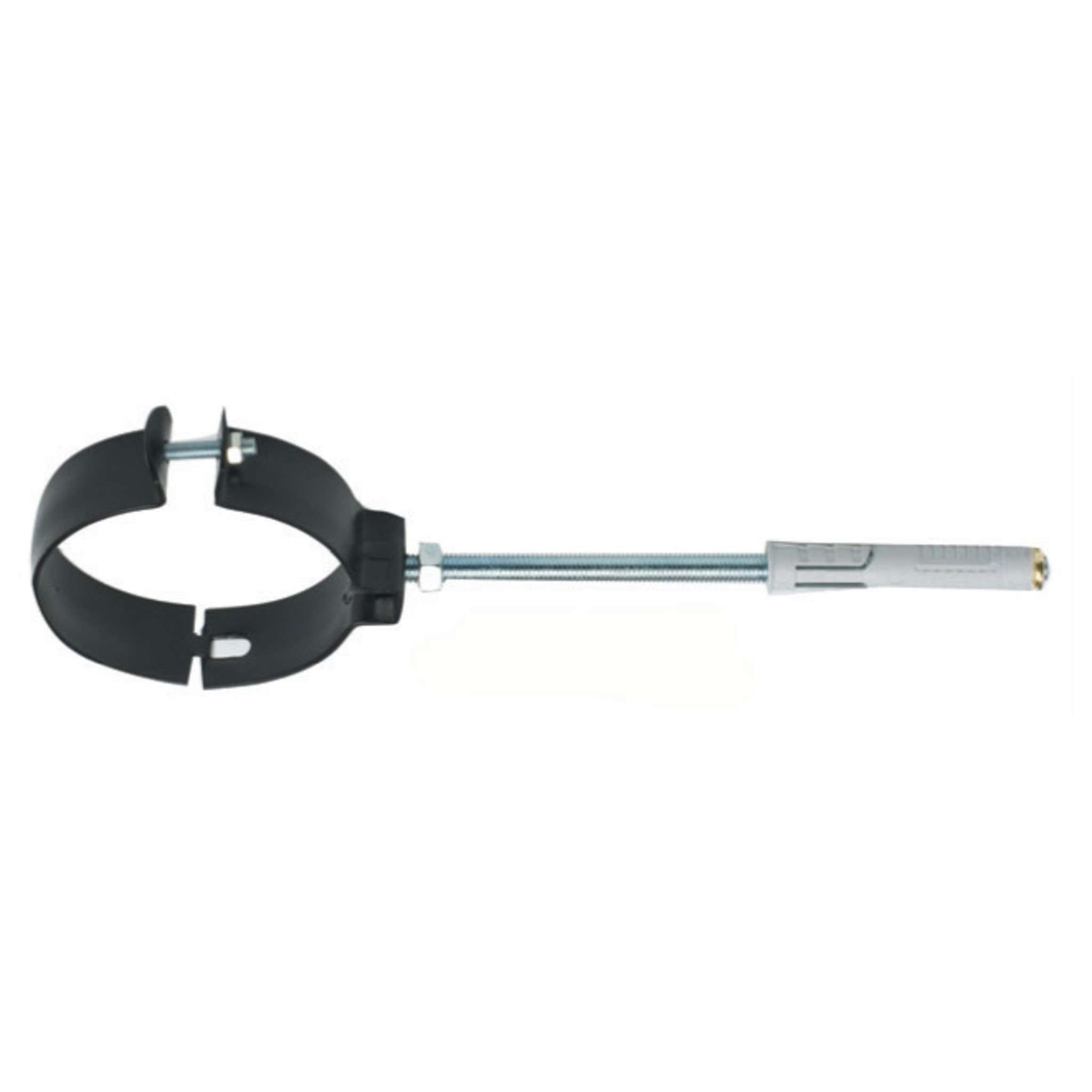 Collare Pesante Per Tubo D 20 Cm Nero