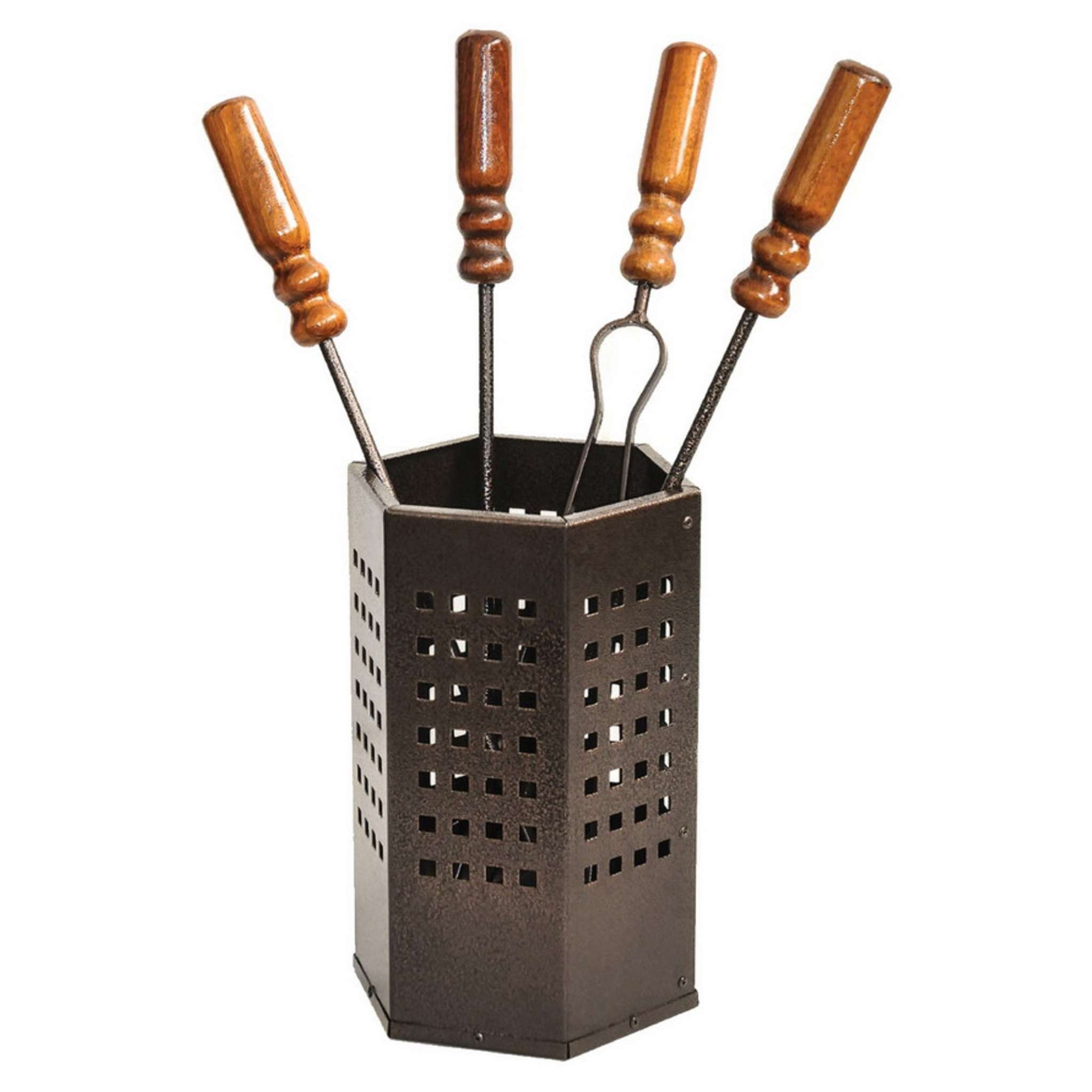 Set Camino Box Acciaio - 2 Pz