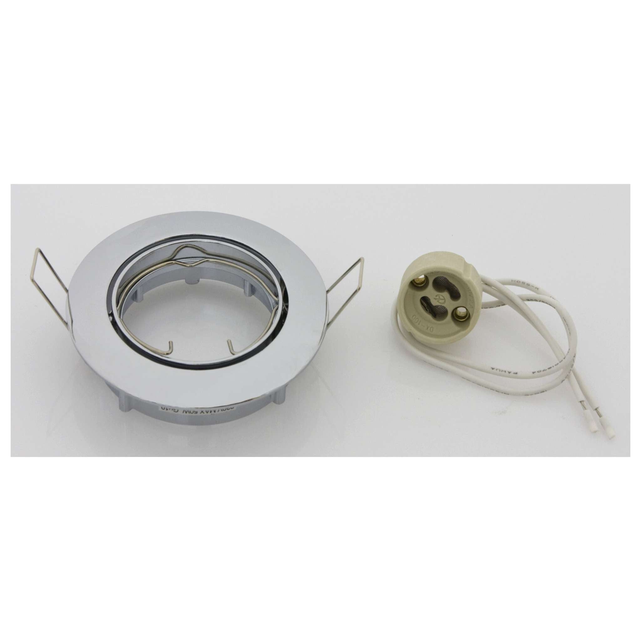 Faretti Da Incasso Orien.X Led Gu10 Cromo - 5 Pz