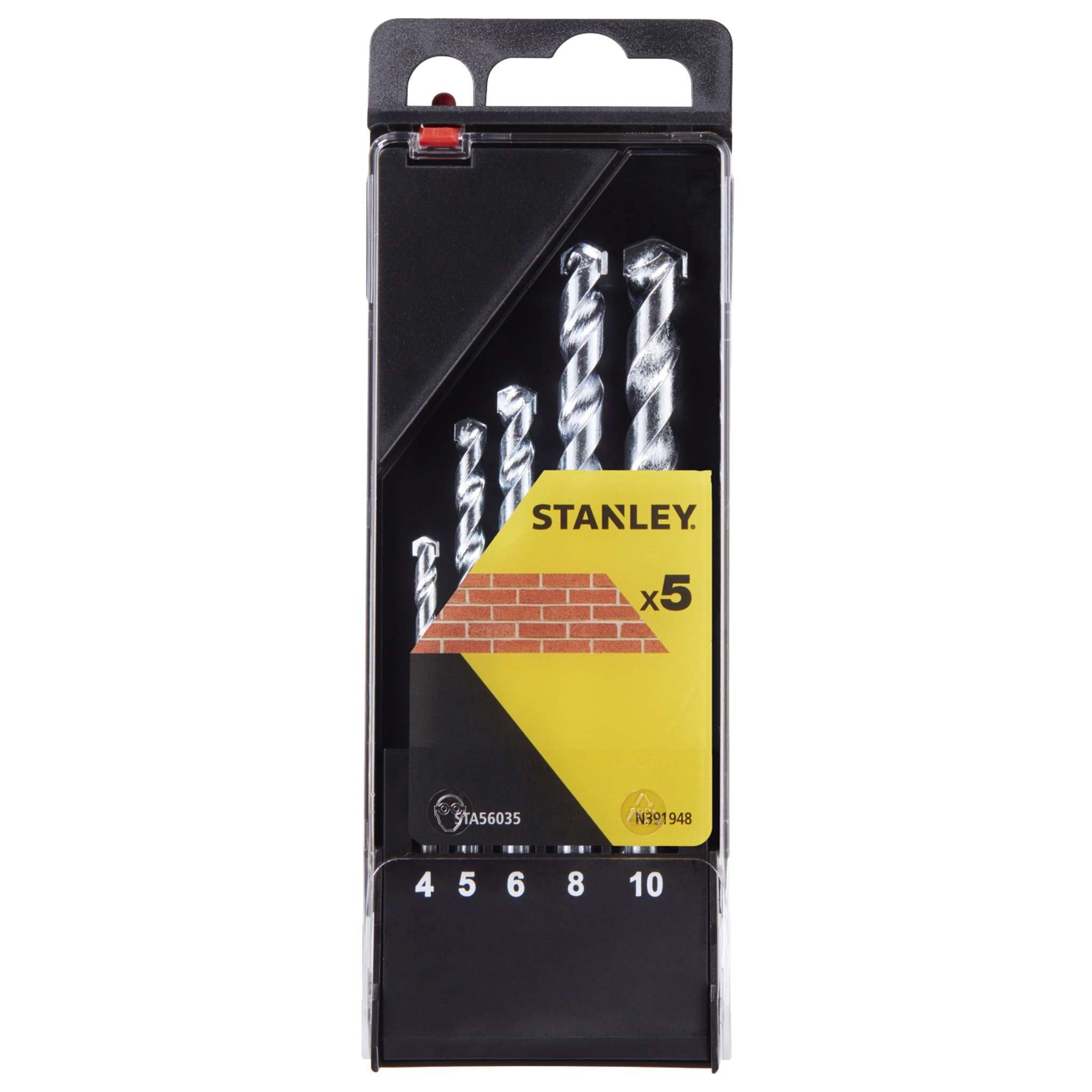 Piranha Stanley Sta56035 (X56035) Cassetta 5 Punte Zincate