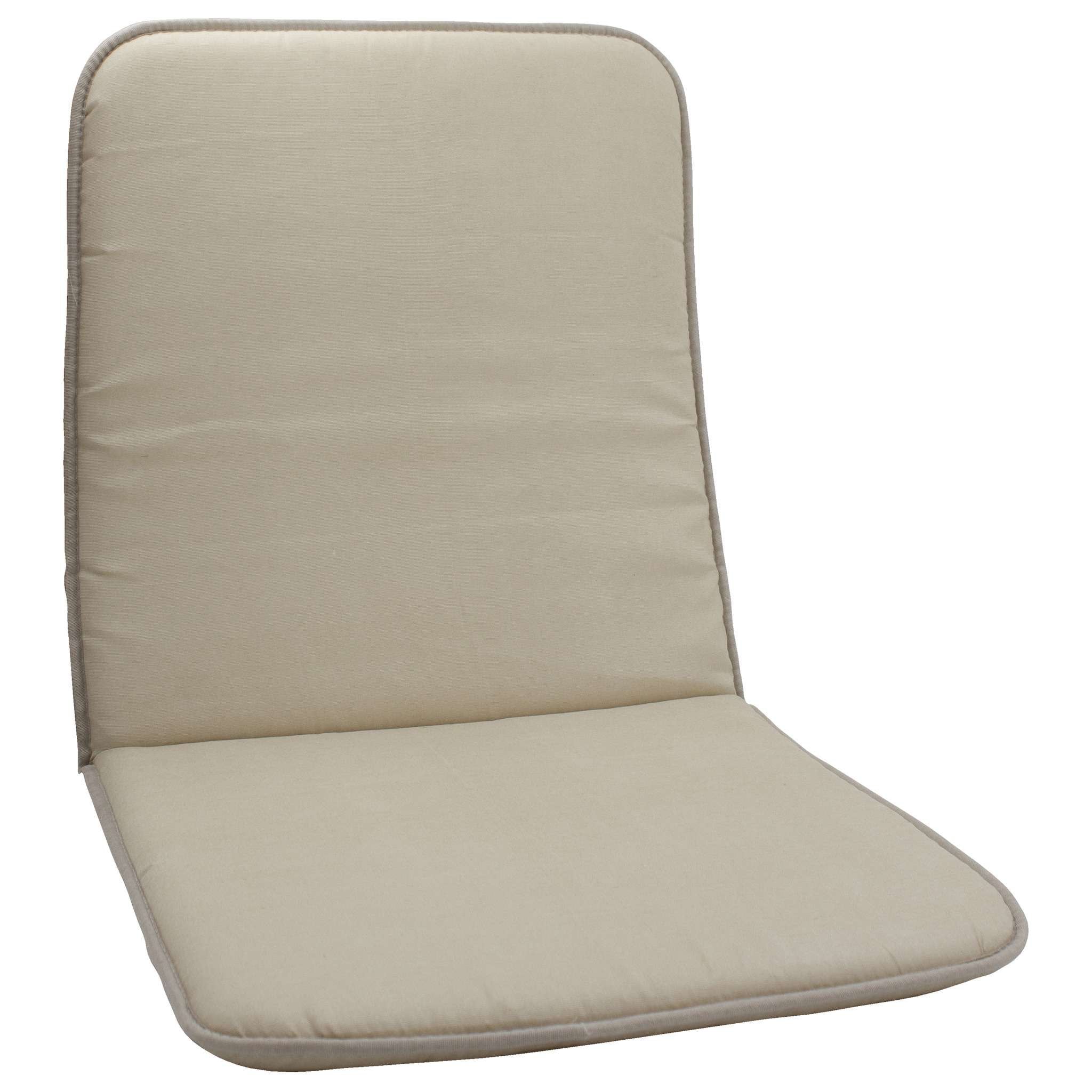 Cuscino Schienale Basso Double Beige - 8 Pz