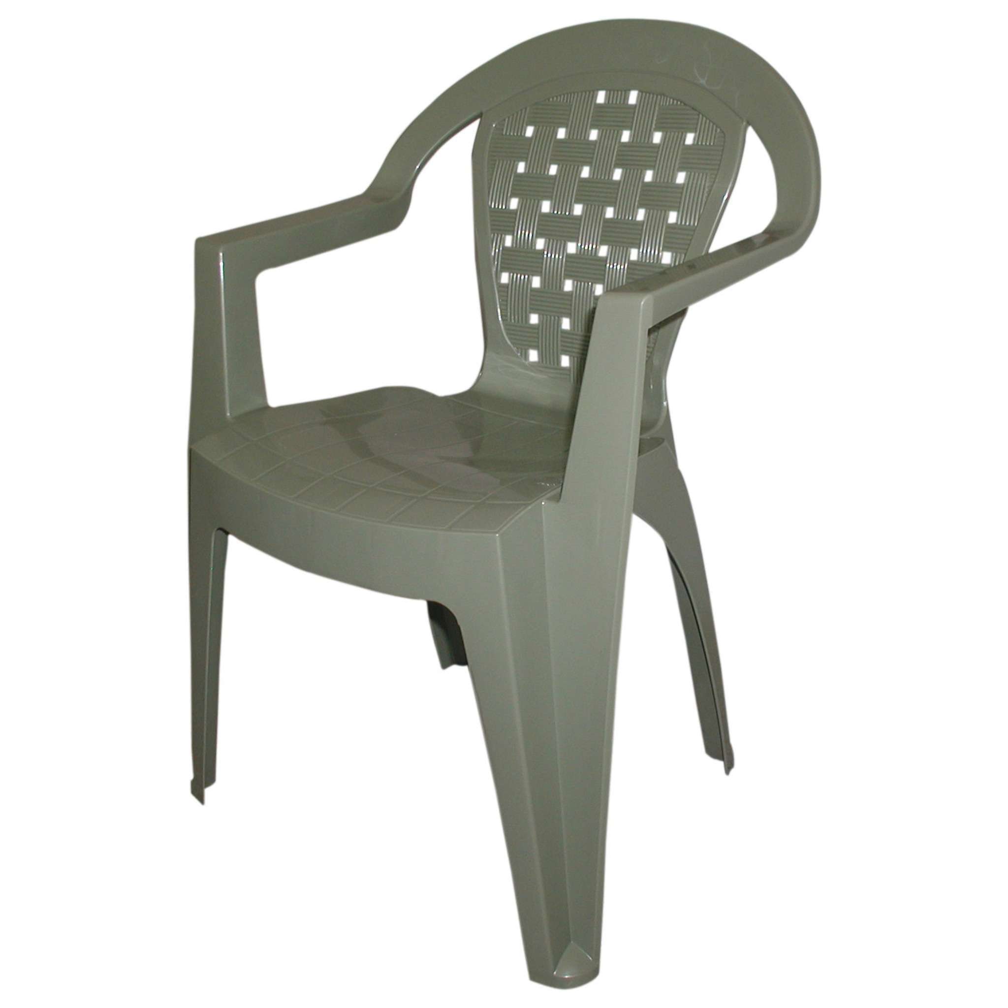 Poltrona Resina Antiscivolo Tortora