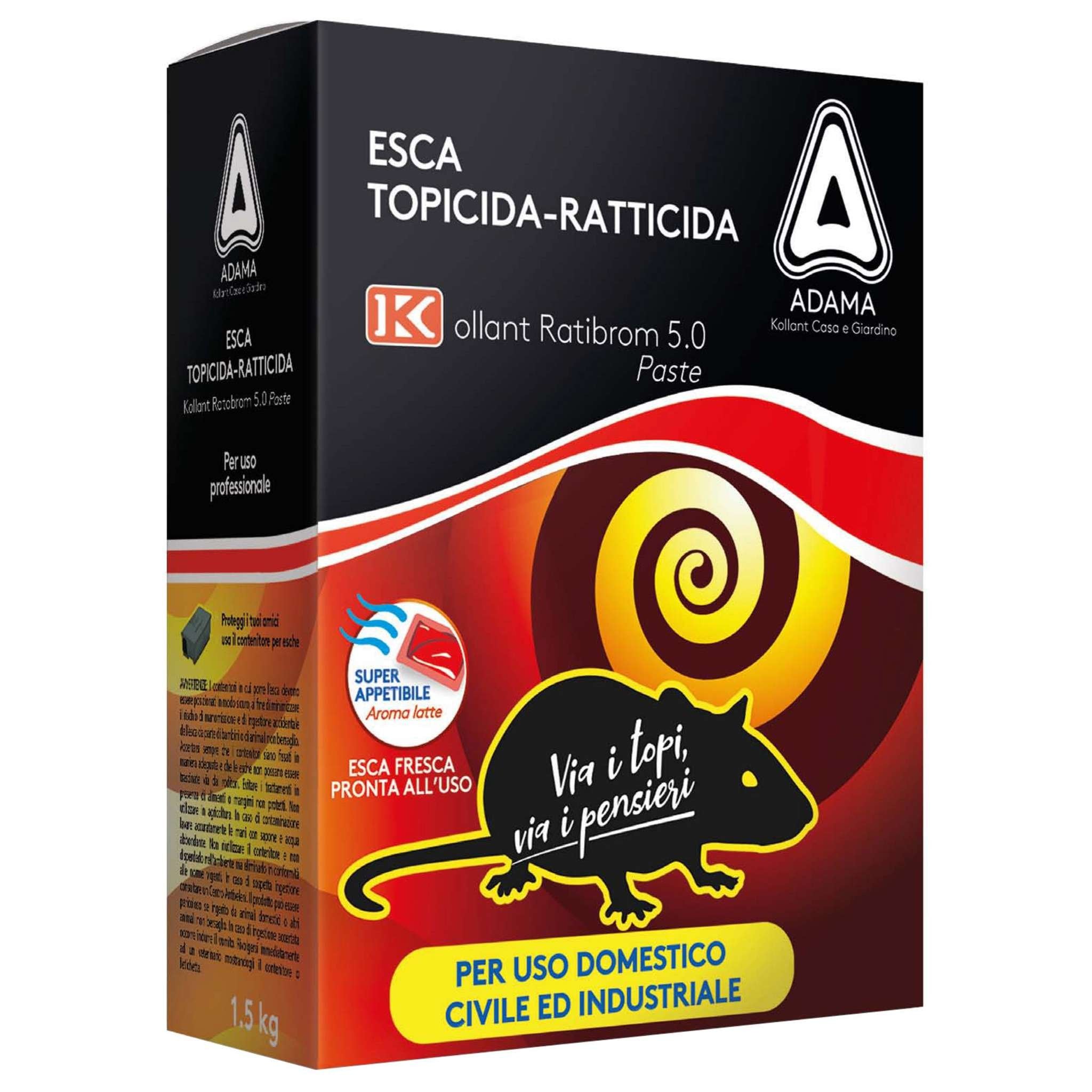 Esca Topicida Ratibrom 5.0 Kg.1,5 (3X500 Gr.)