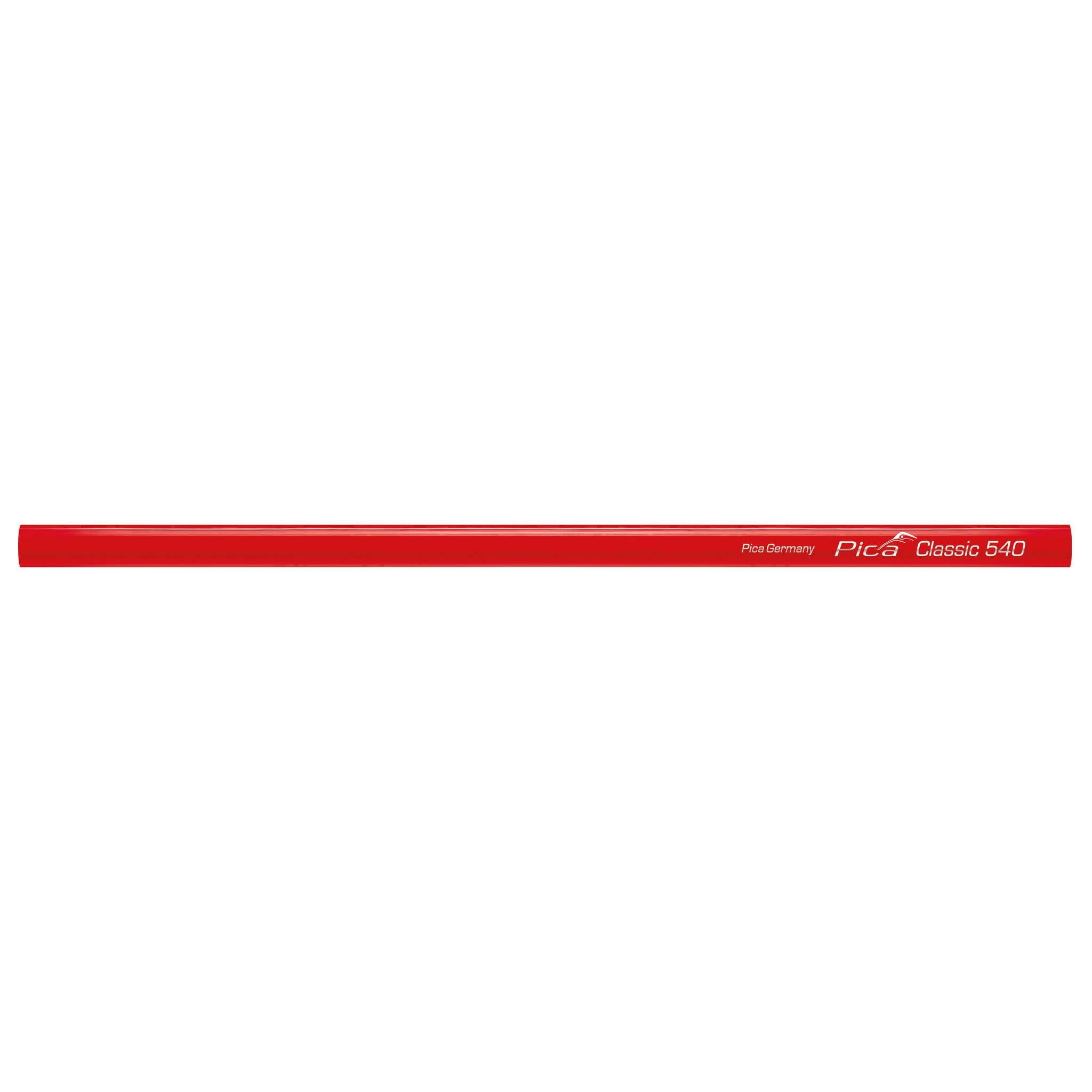 Matita Da Carpentiere Pica Classic 30 Cm Rosso - 10 Pz