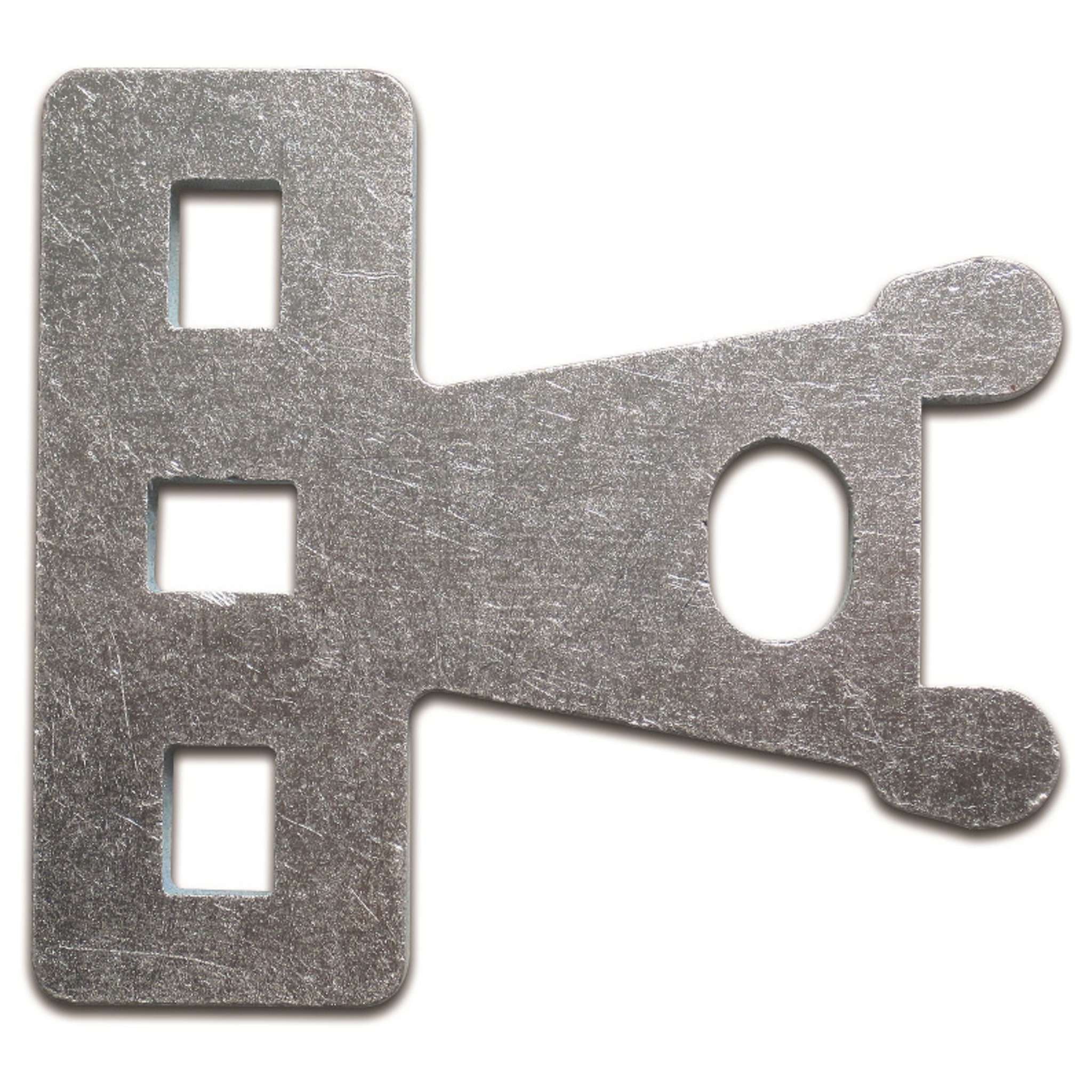 Portalucchetto Piano Vert. Acc. Zinc. 8X110 Mm - 2 Pz