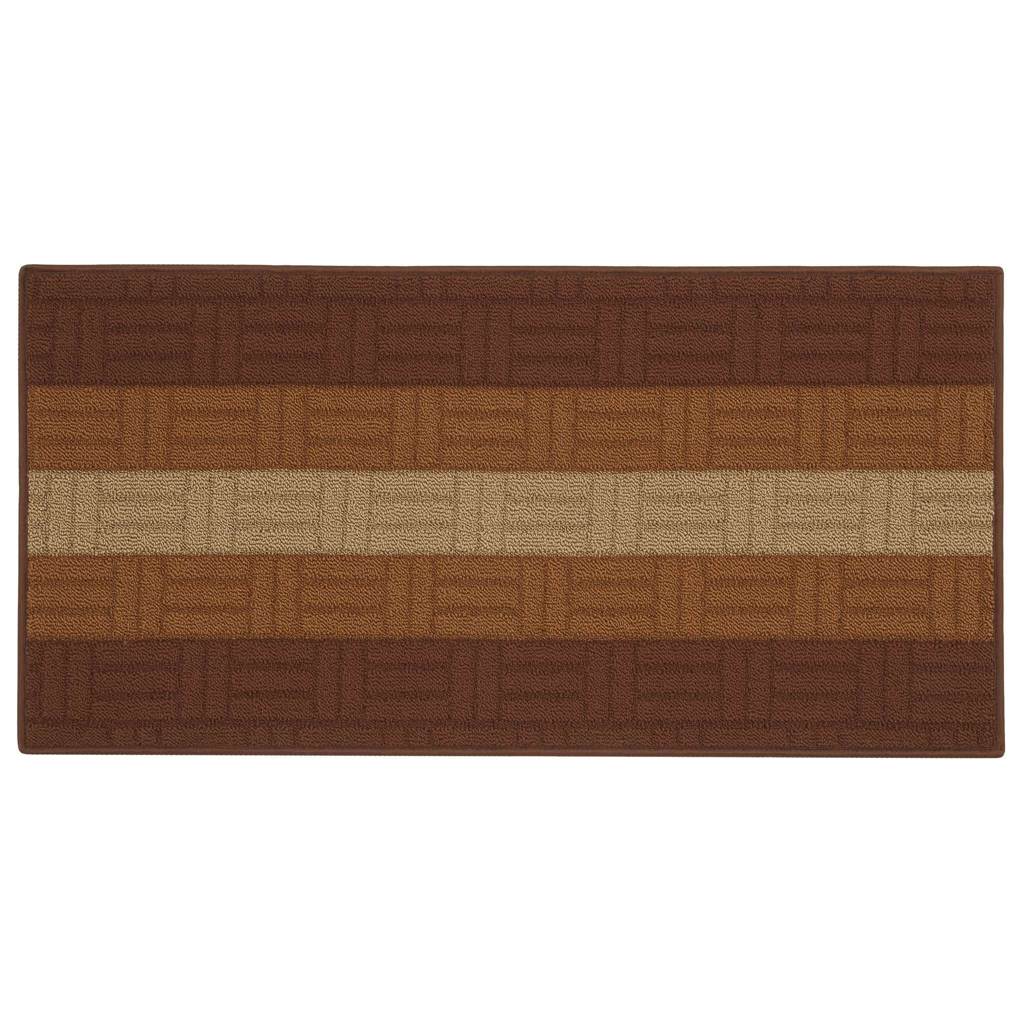 Tappeto Per Cucina Mia 50X115 Cm Marrone - 4 Pz
