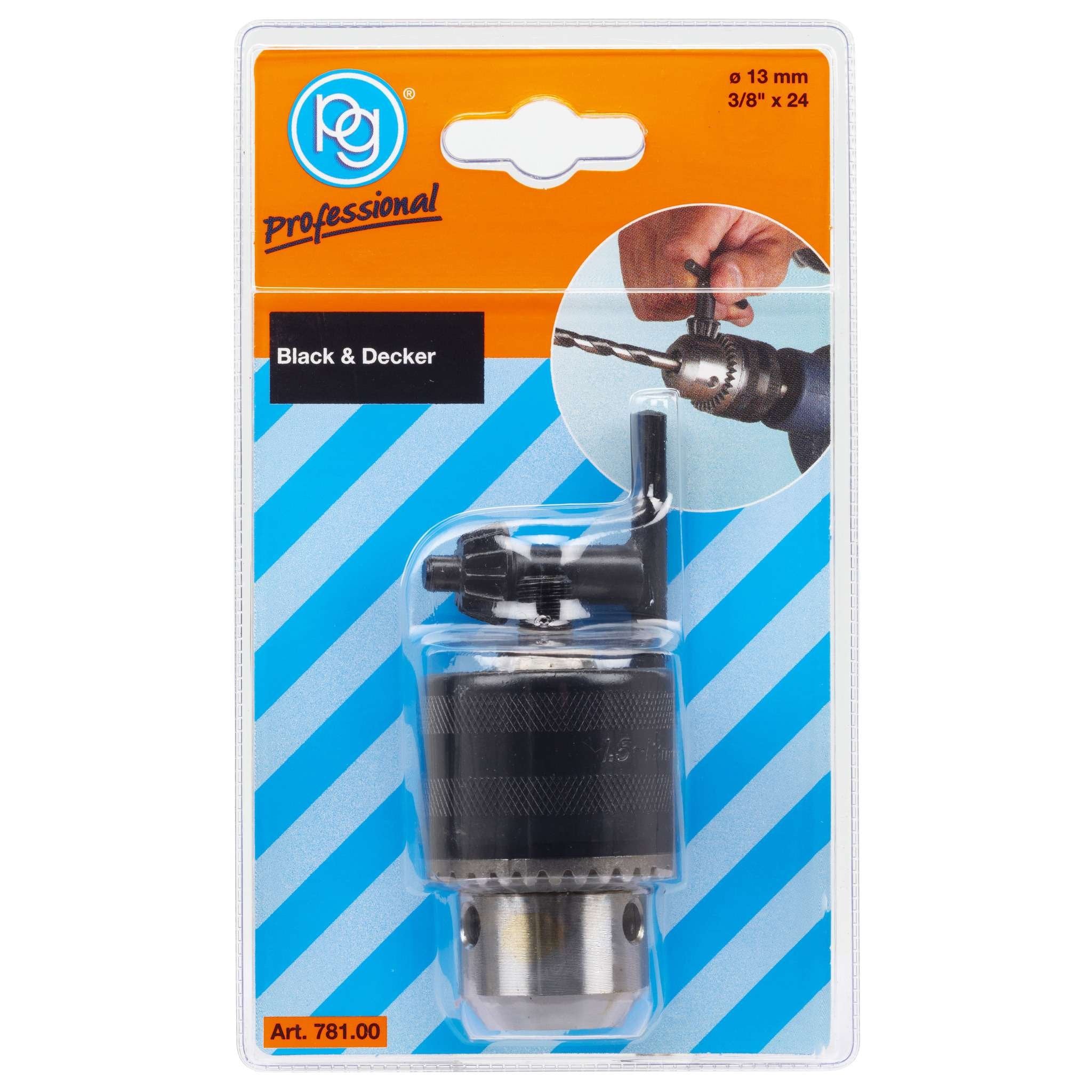 Poggi 781.00 Mandrino Cremagliera 3/8X13 M