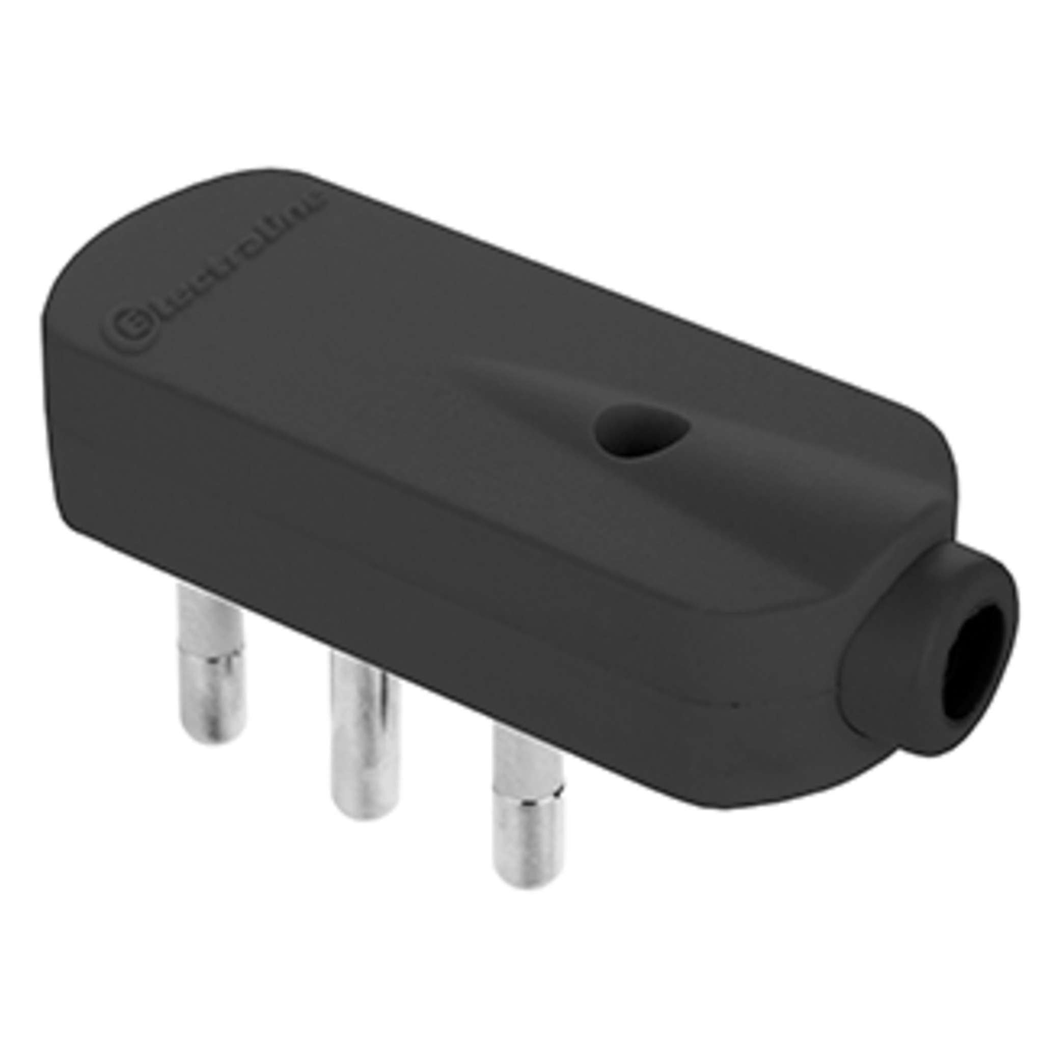 Spina Ribassata 10A+T Nera - 25 Pz