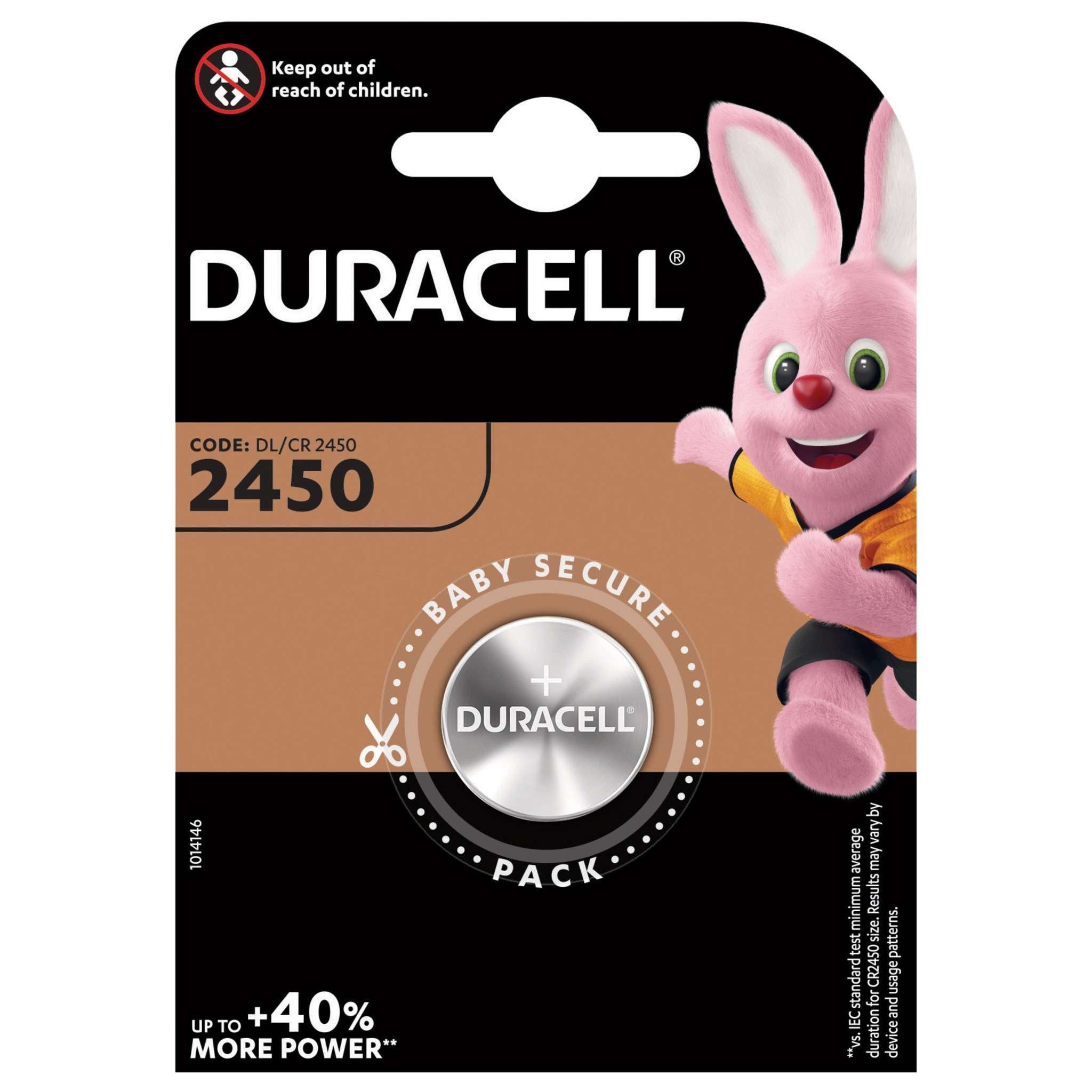 Duracell Batteria A Bottone Cr2450 Bl.1Pz. - 10 Bl