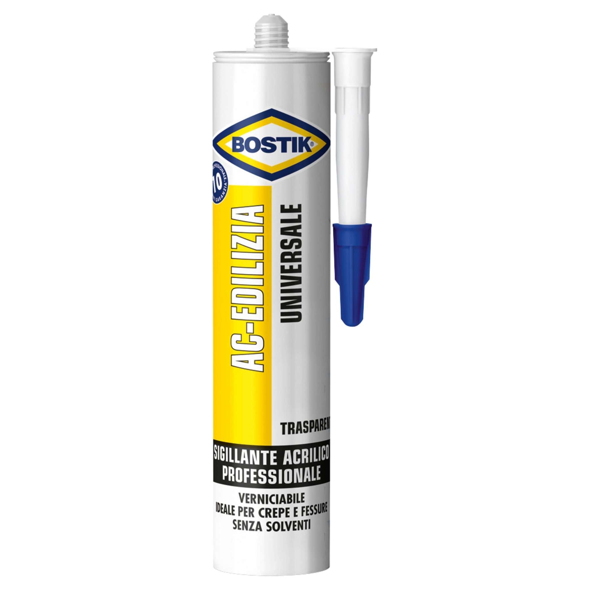 Bostik Cartuccia Acrilico Edilizia Traspar. 300 Ml - 12 Pz