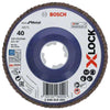 Bosch-A Disco Lamellare Xlock Gr 40 D 115 Mm - 10 Pz