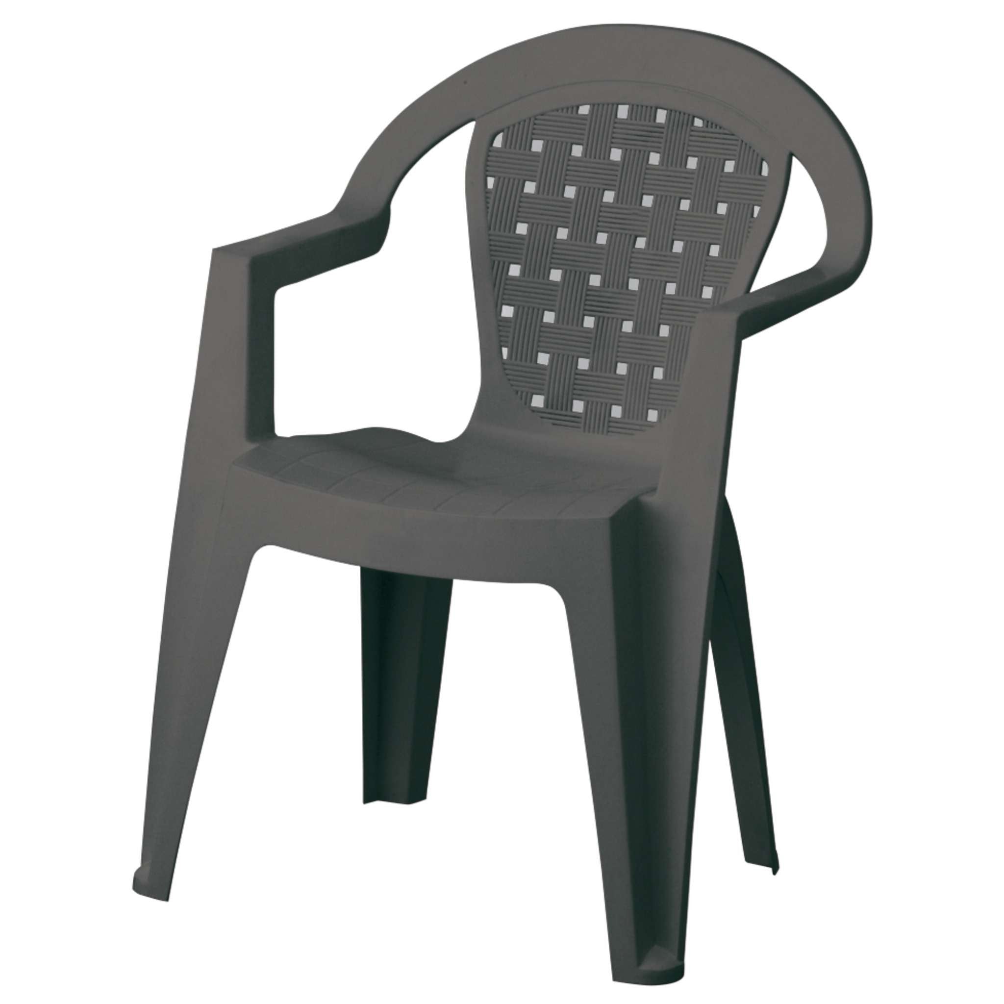 Poltrona Resina Antiscivolo Antracite