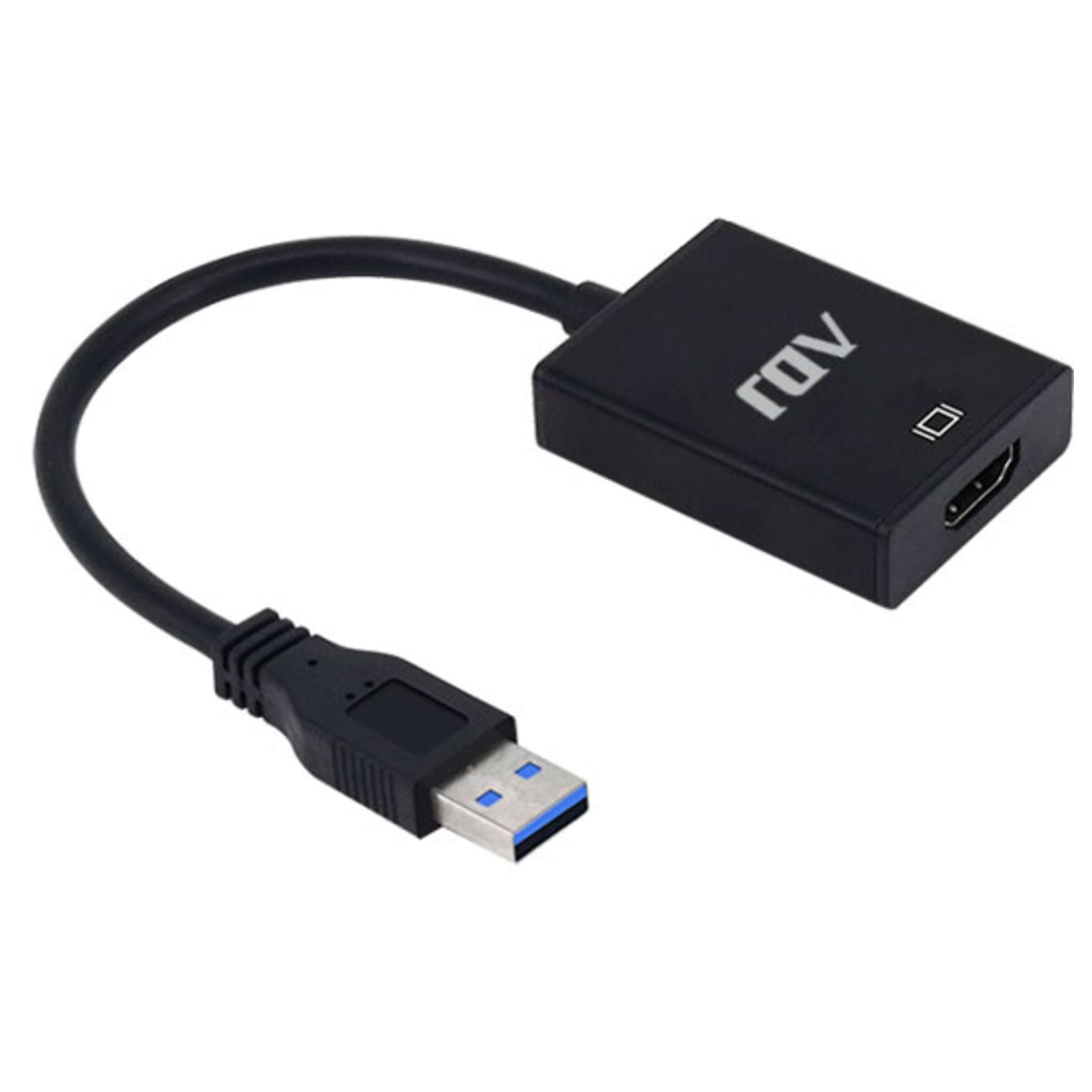 Adattatore Usb 3.0-Hdmi M/F Bk Con Cavo