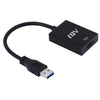 Adattatore Usb 3.0-Hdmi M/F Bk Con Cavo