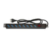 Armadio Rack Multipresa 8 Prese 19 Tripolari/Schuko Interrutore Italia