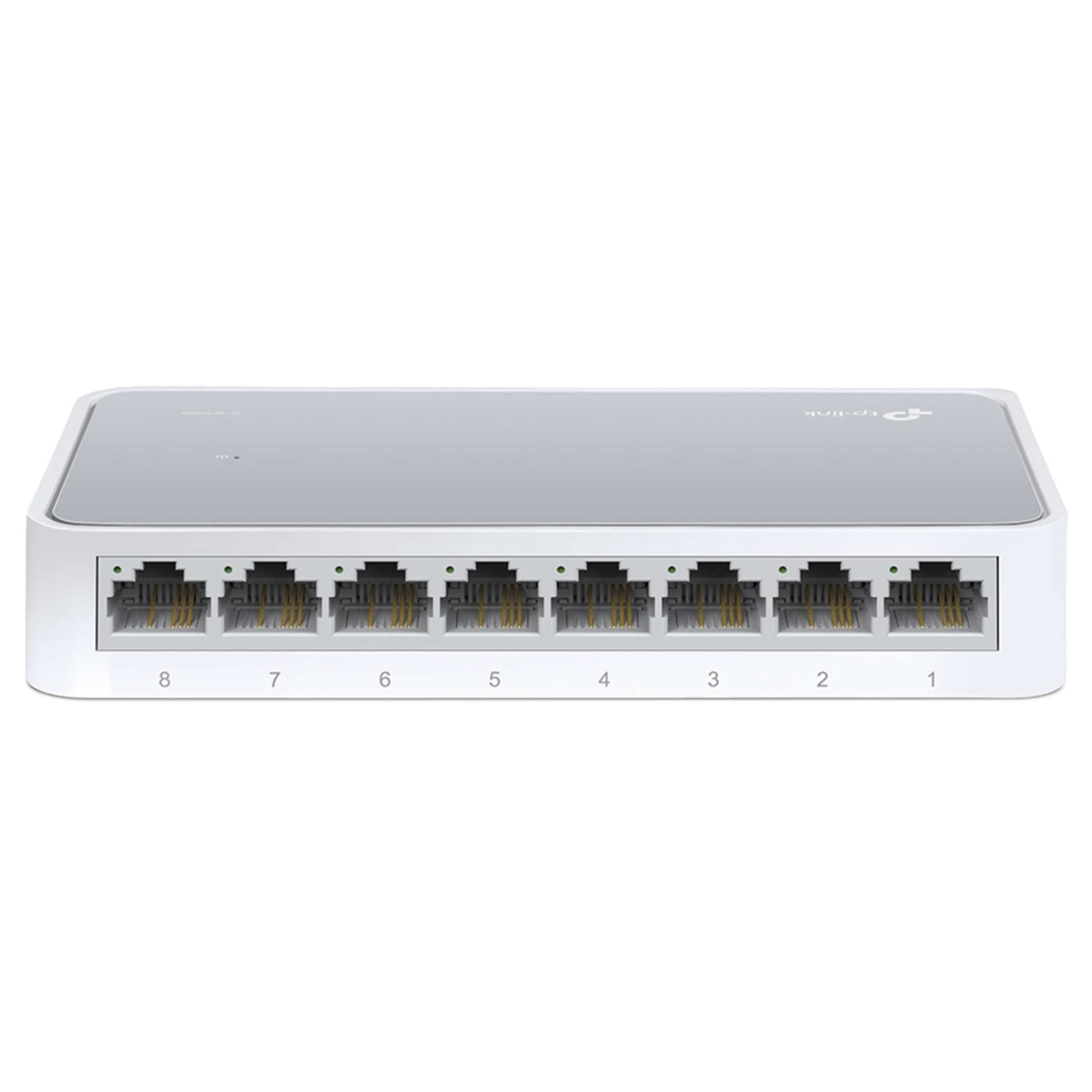 Switch 8P 10/100Mbps  Plasti C Case