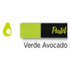 Confezione 12 Evidenziatori Video Pastel Avocado