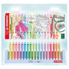 Evidenziatore -  swing cool Desk-Set - 18 Colori Assortiti 8 Neon + 10 Pastel