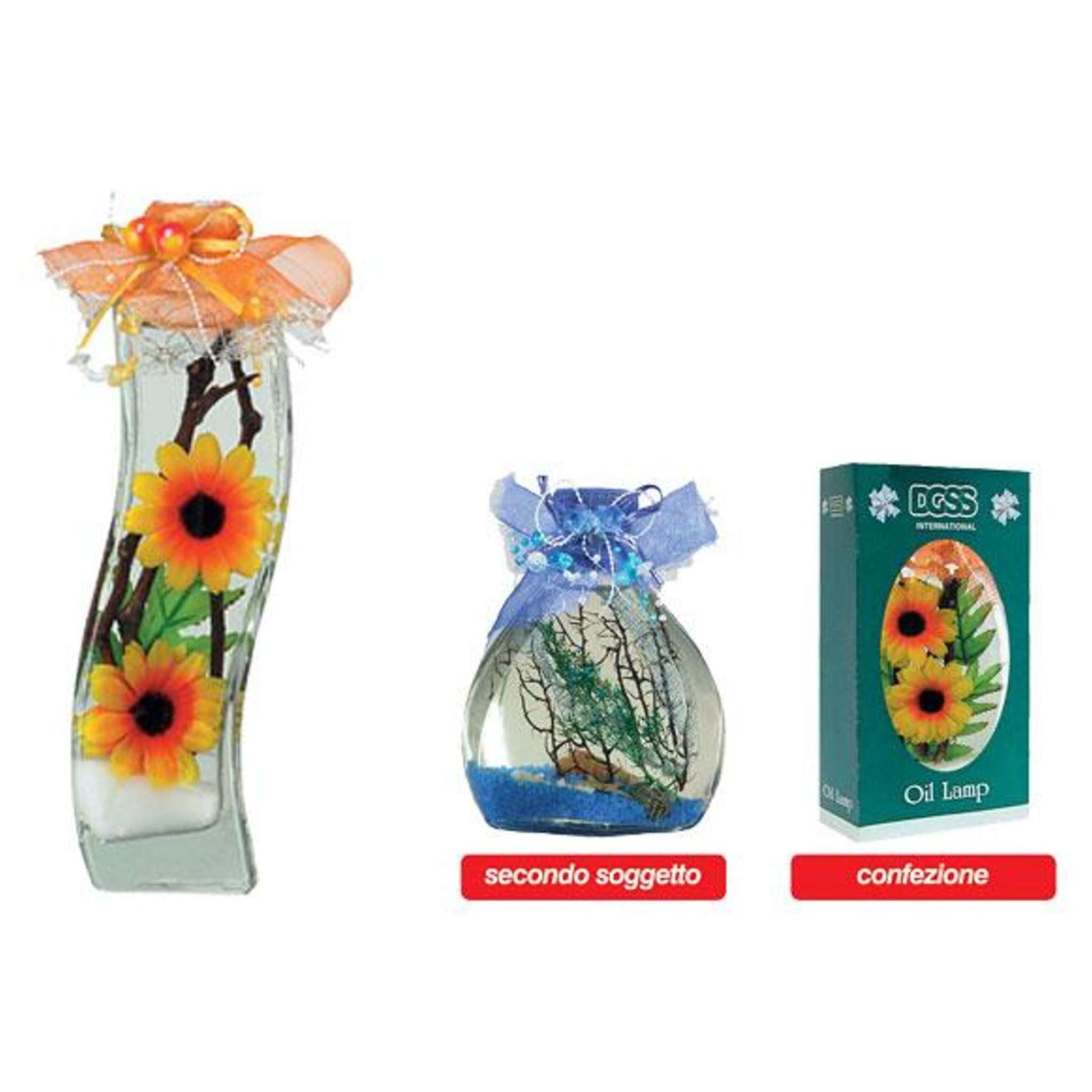Lampade Dec.Small 22Cm Ol-30M Orange-Blue/Spring X1