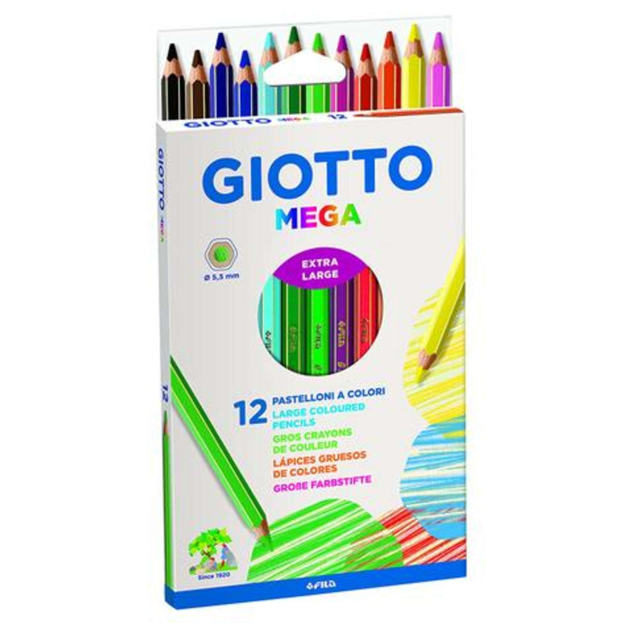 Scatola 12 Pastelli  Mega 2256 X6