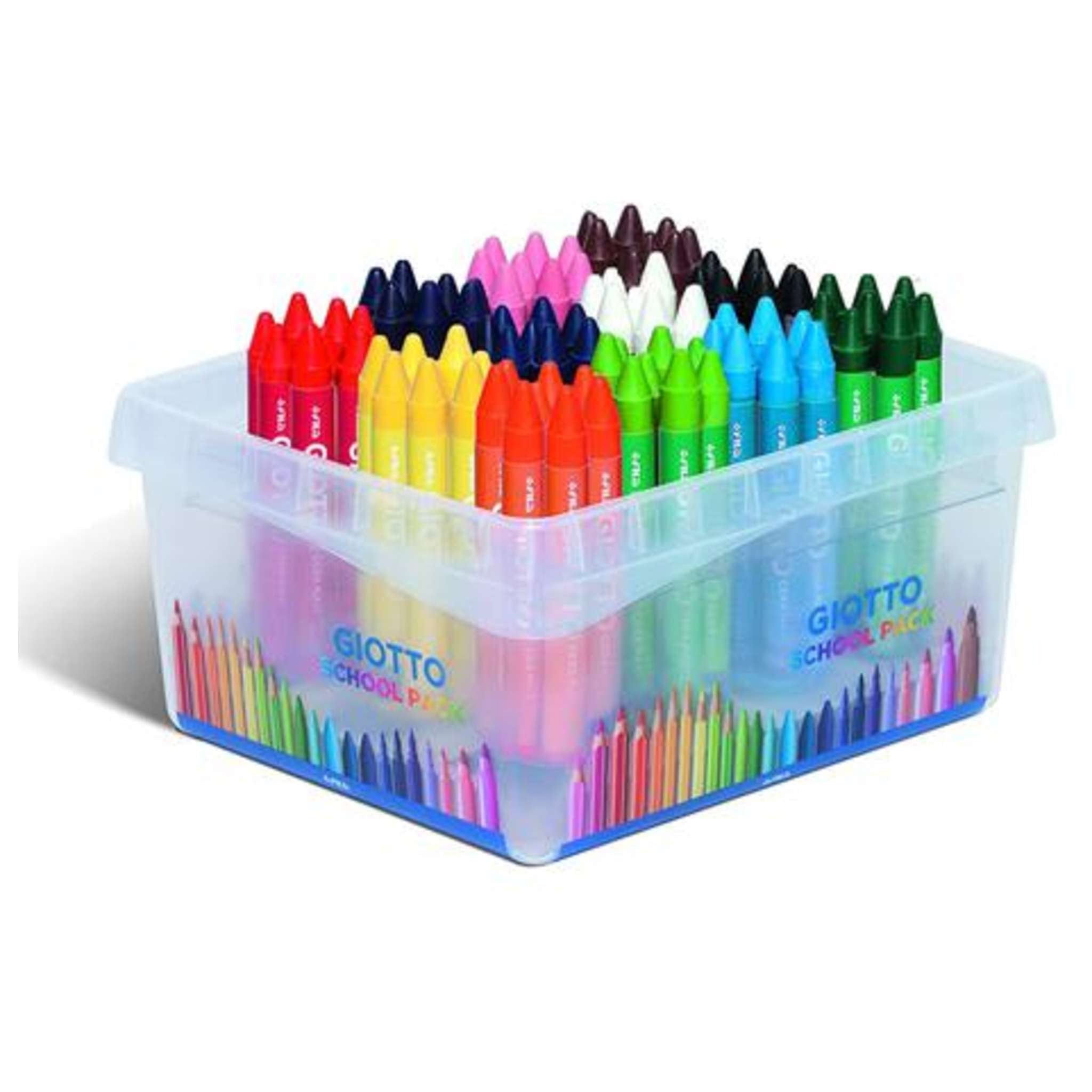 Schoolpack 96 Pastelli Cera Maxi Giotto 5247 X1