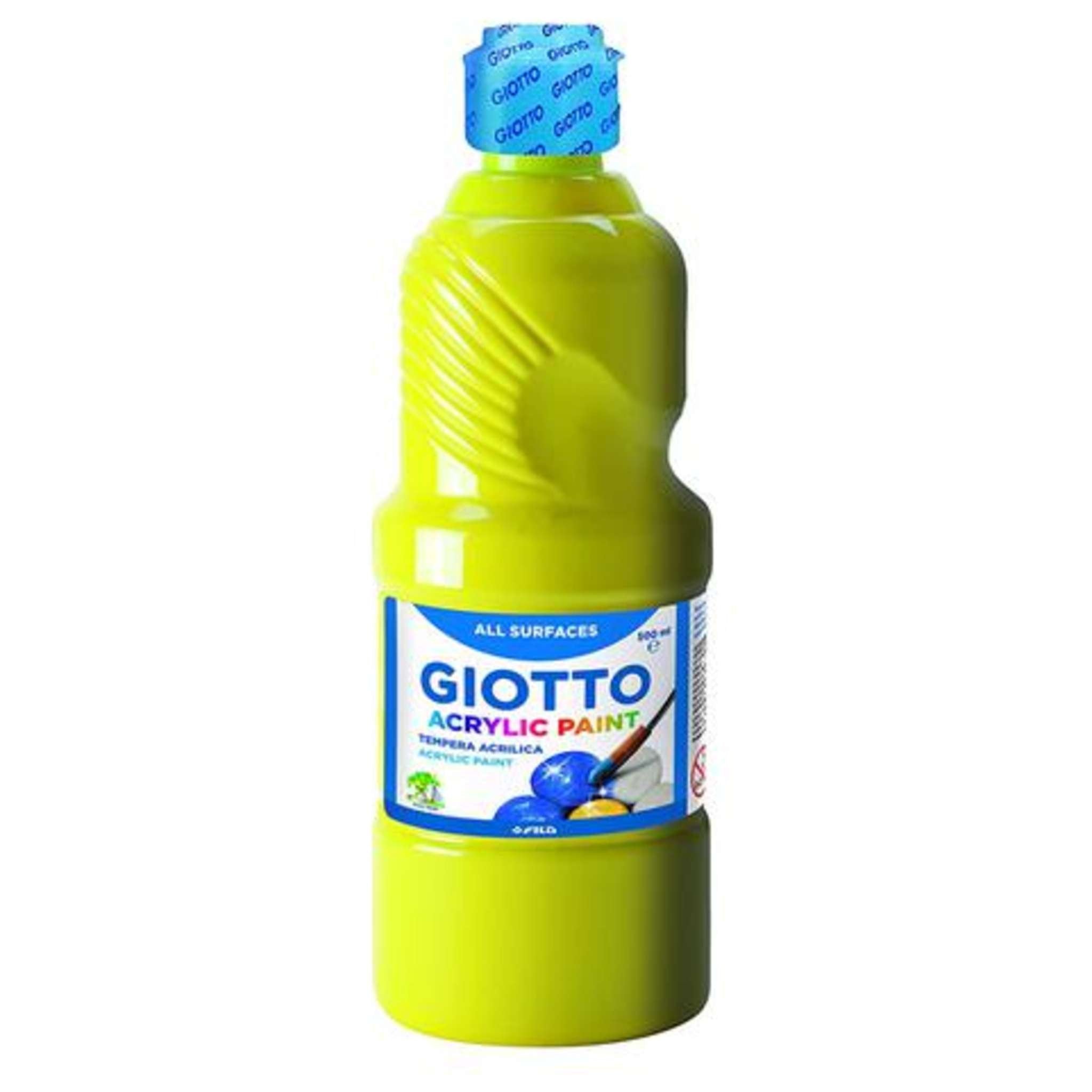 Tempera Acrilica  500 Ml. Giallo 02 X1