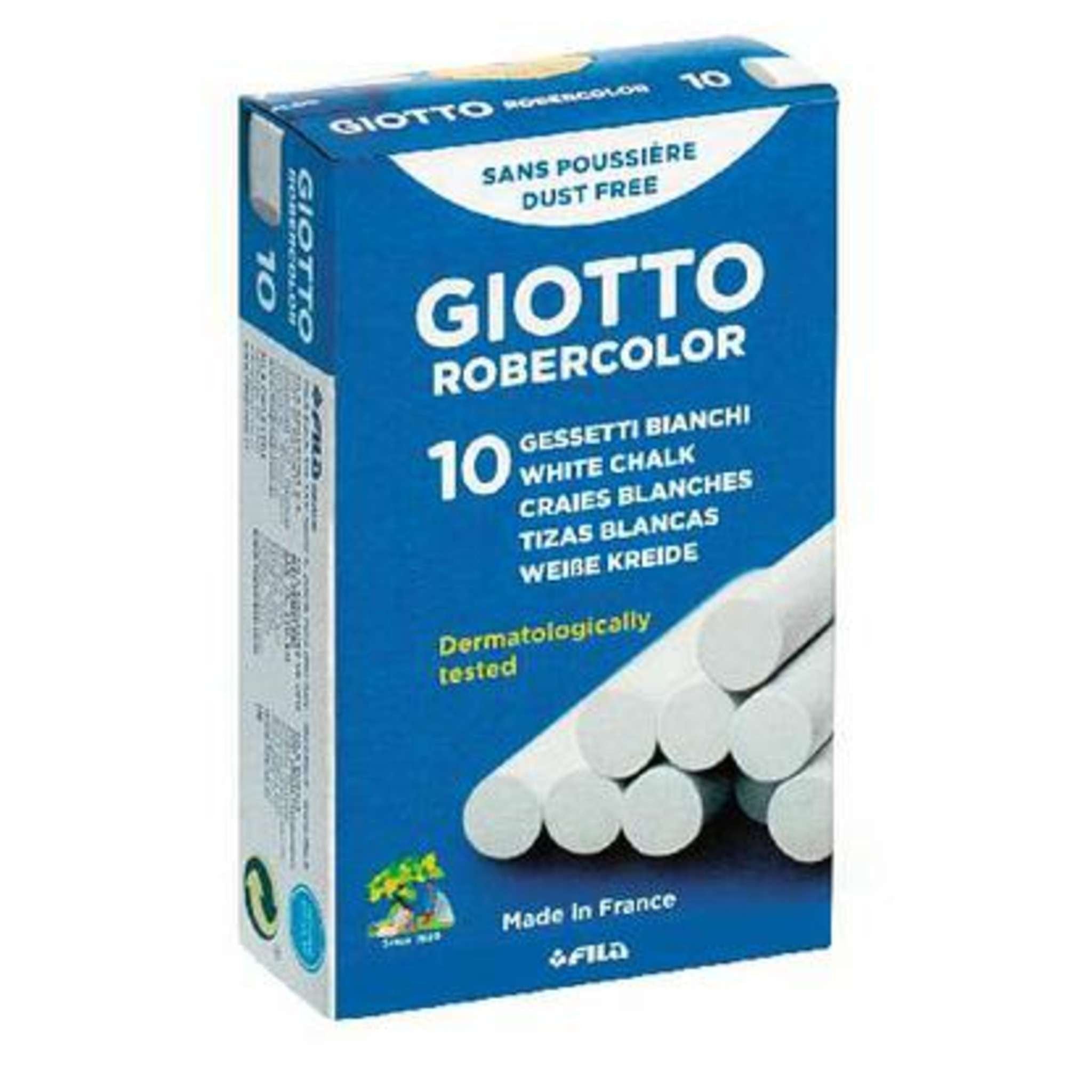 Cf.10 Gesso Tondo Bianco  X10