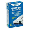 Cf.10 Gesso Tondo Bianco  X10