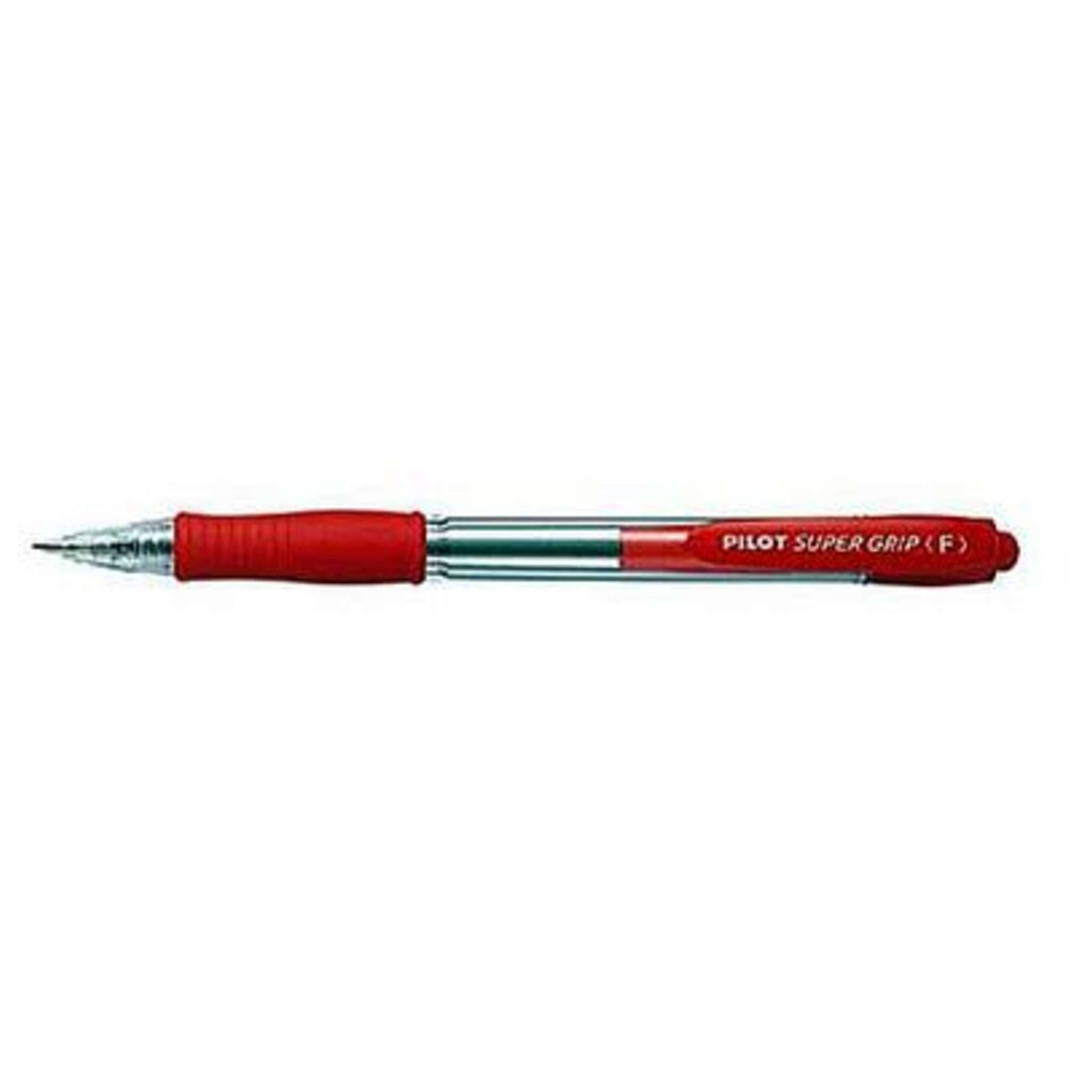 Penna Super Grip Bpgp-10R-F Rosso X12