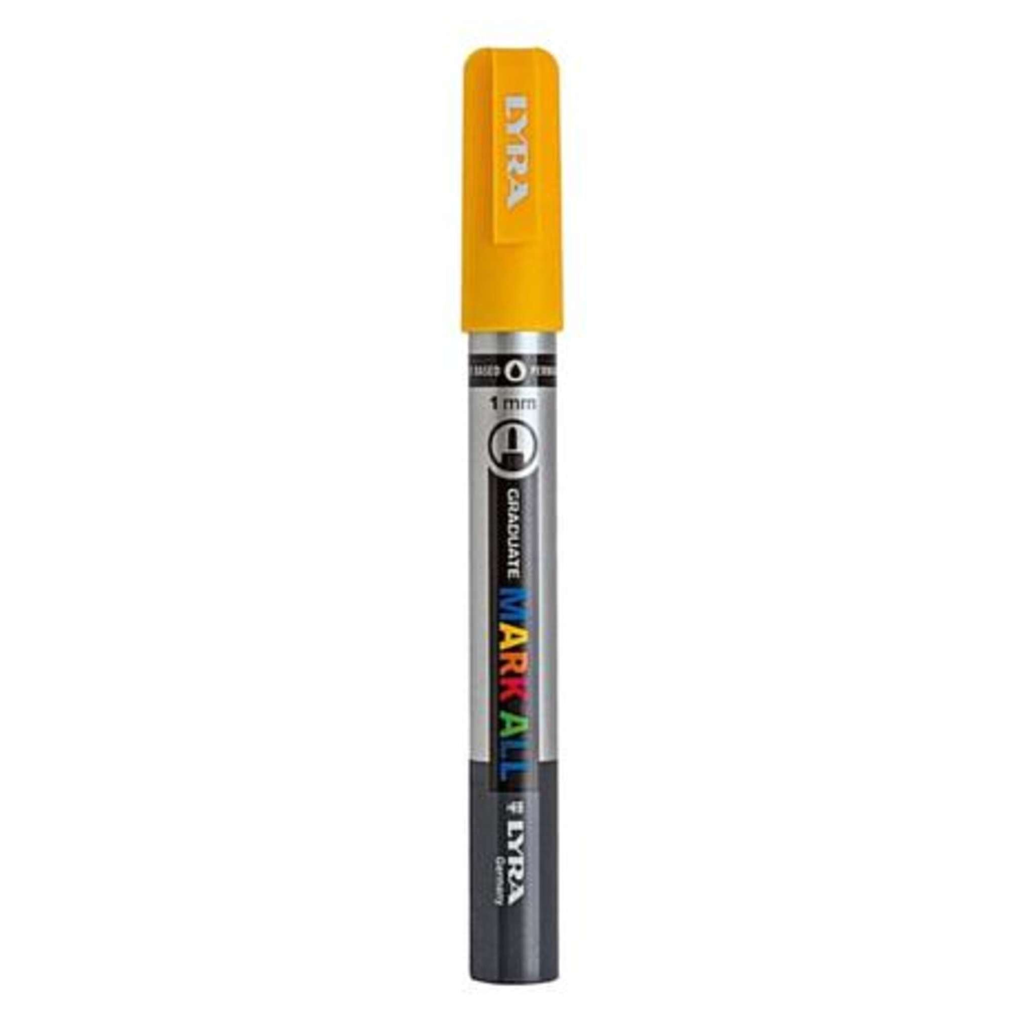 Lyra Mark All Punta Fine 1Mm. Giallo X6