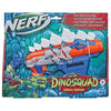 Nerf Dinosquad - Stegosmash (Blaster Con Supporto Per 4 Dardi - Design Stegosauro Spinoso - Include 5 Dardi Nerf Elite)