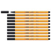 confezione 10Pz Fineliner Point 88 blu Notte