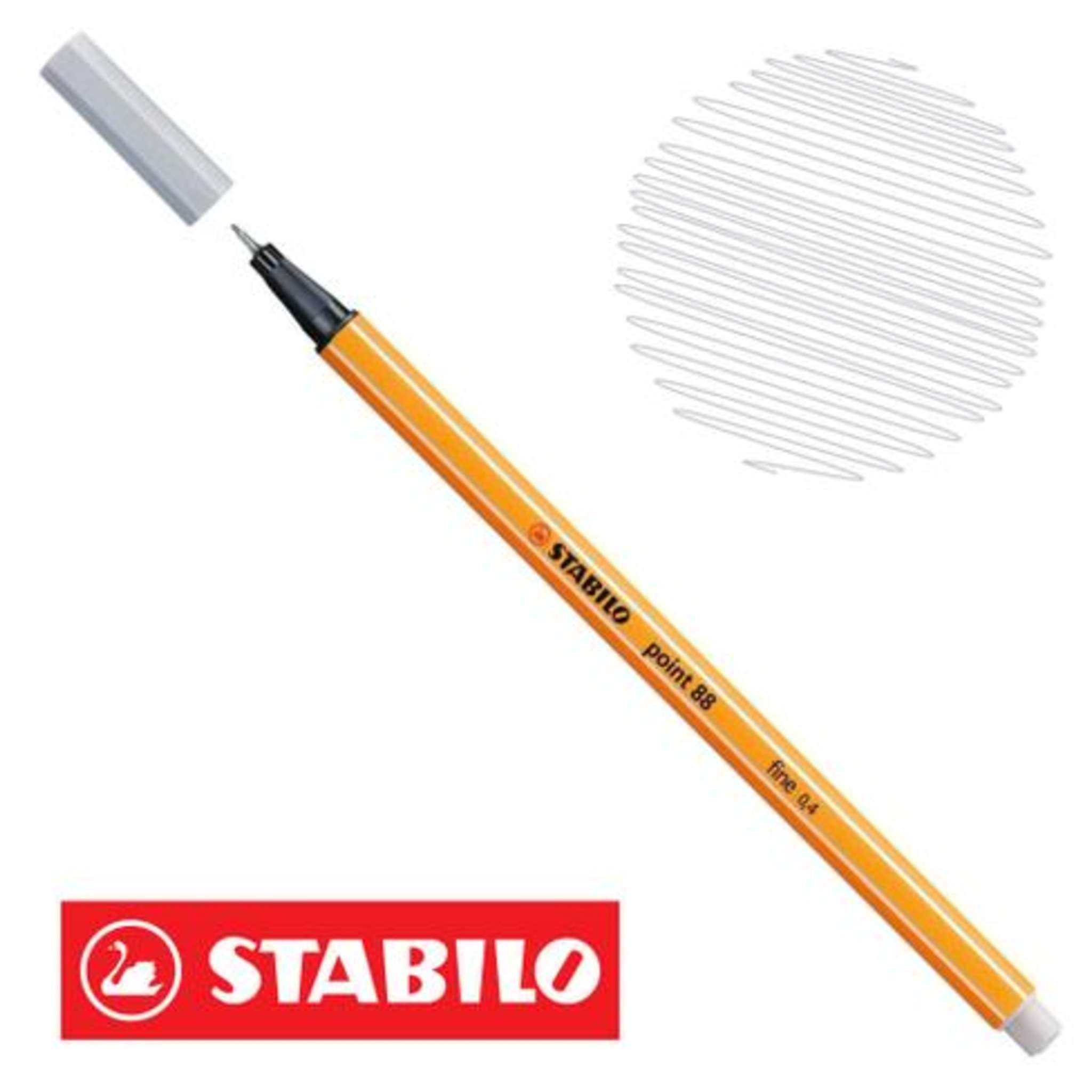 confezione 10Pz Fineliner Point 88 Grigio chi