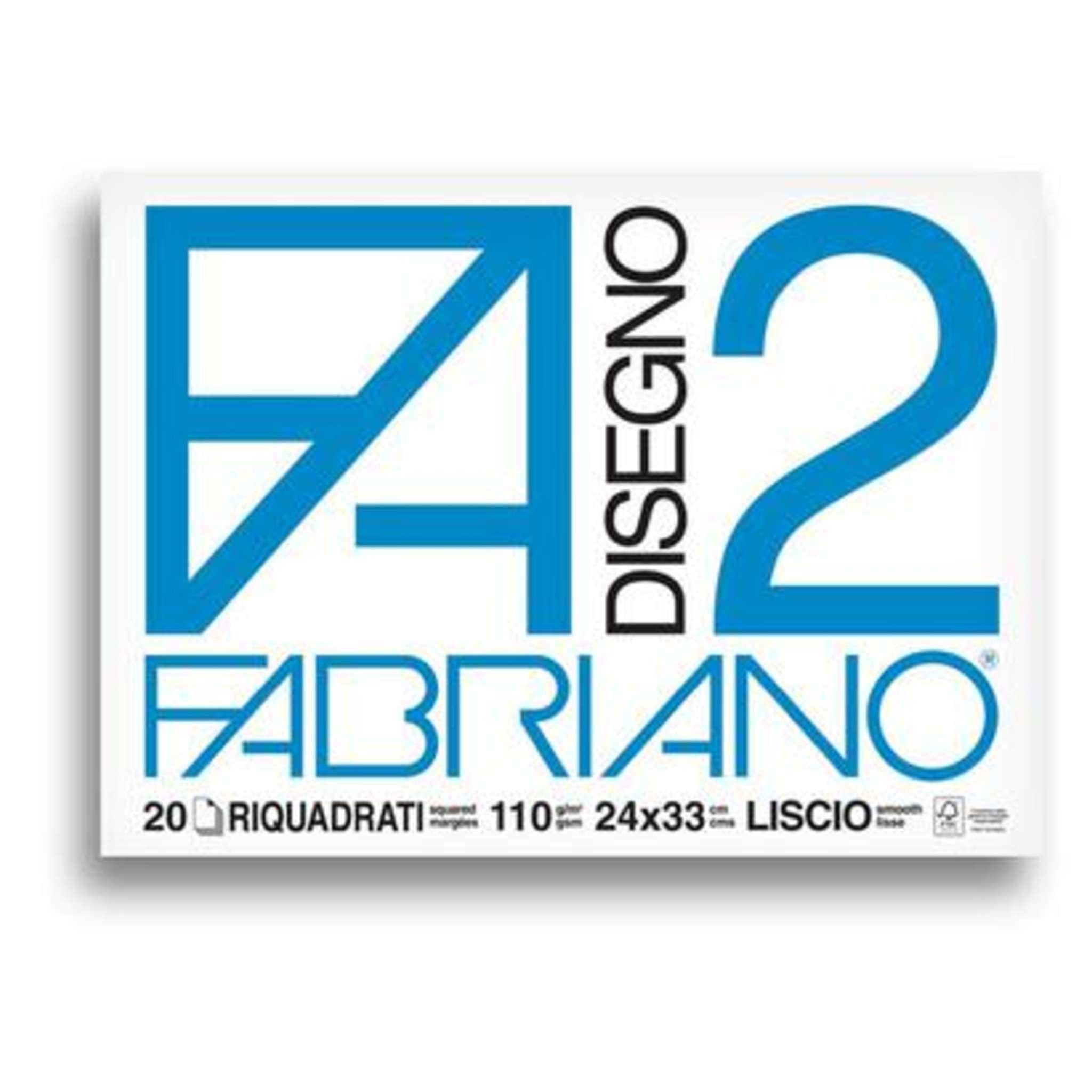 Album da Disegno F4 4 Angoli Liscio Riquadrato 24x33cm