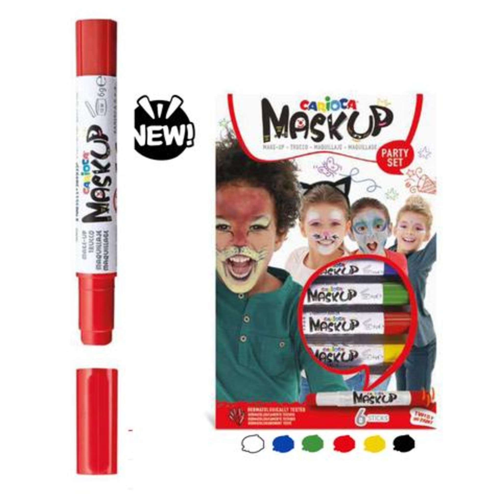Mask Up Party Colori Truccabimbi per la Pelle in Stick 6 Colori