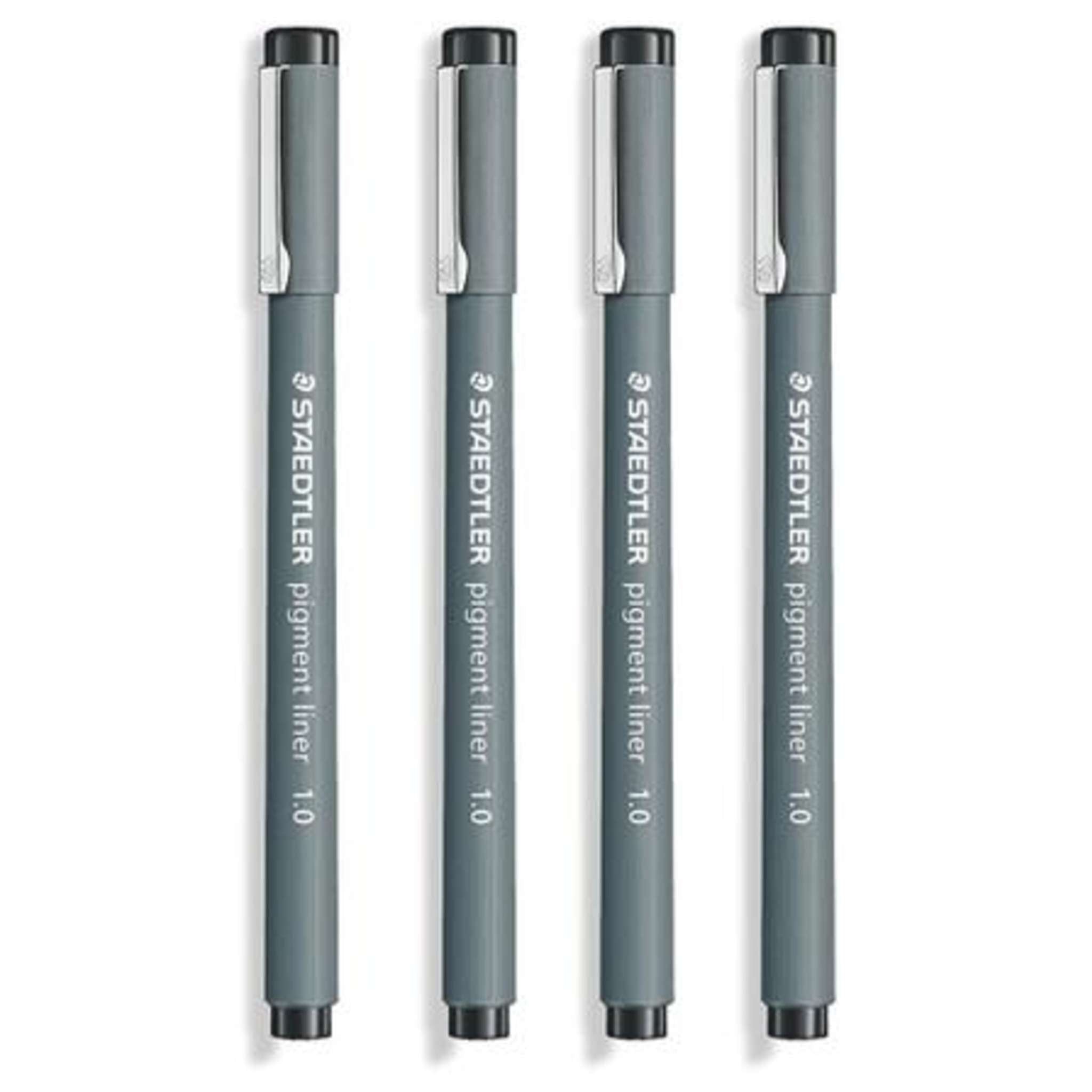 Confezione 10 Penne Pigment Liner 1,0mm Nero