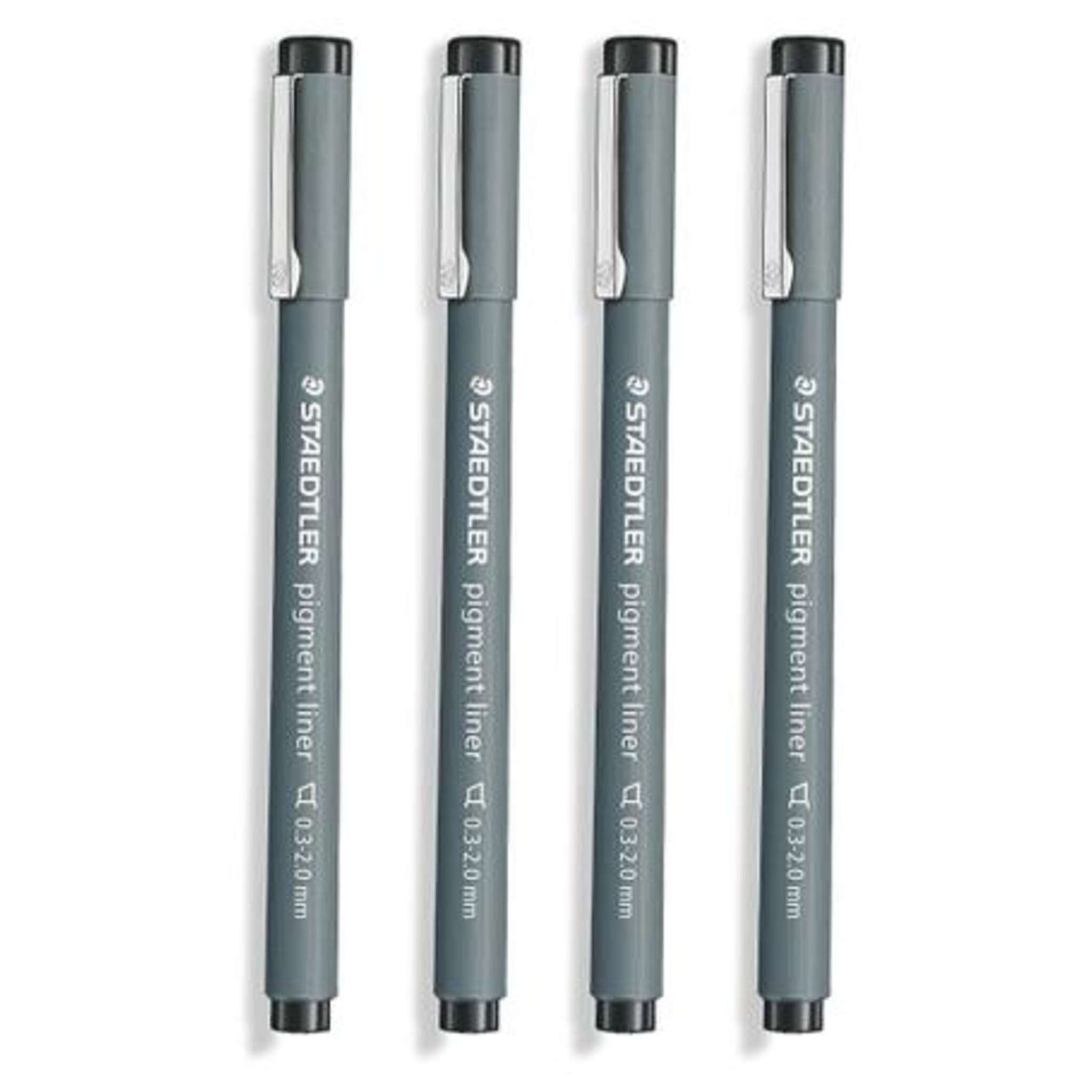 Pennarello Pigment Liner (0.3-2.00) Nero 308 X10