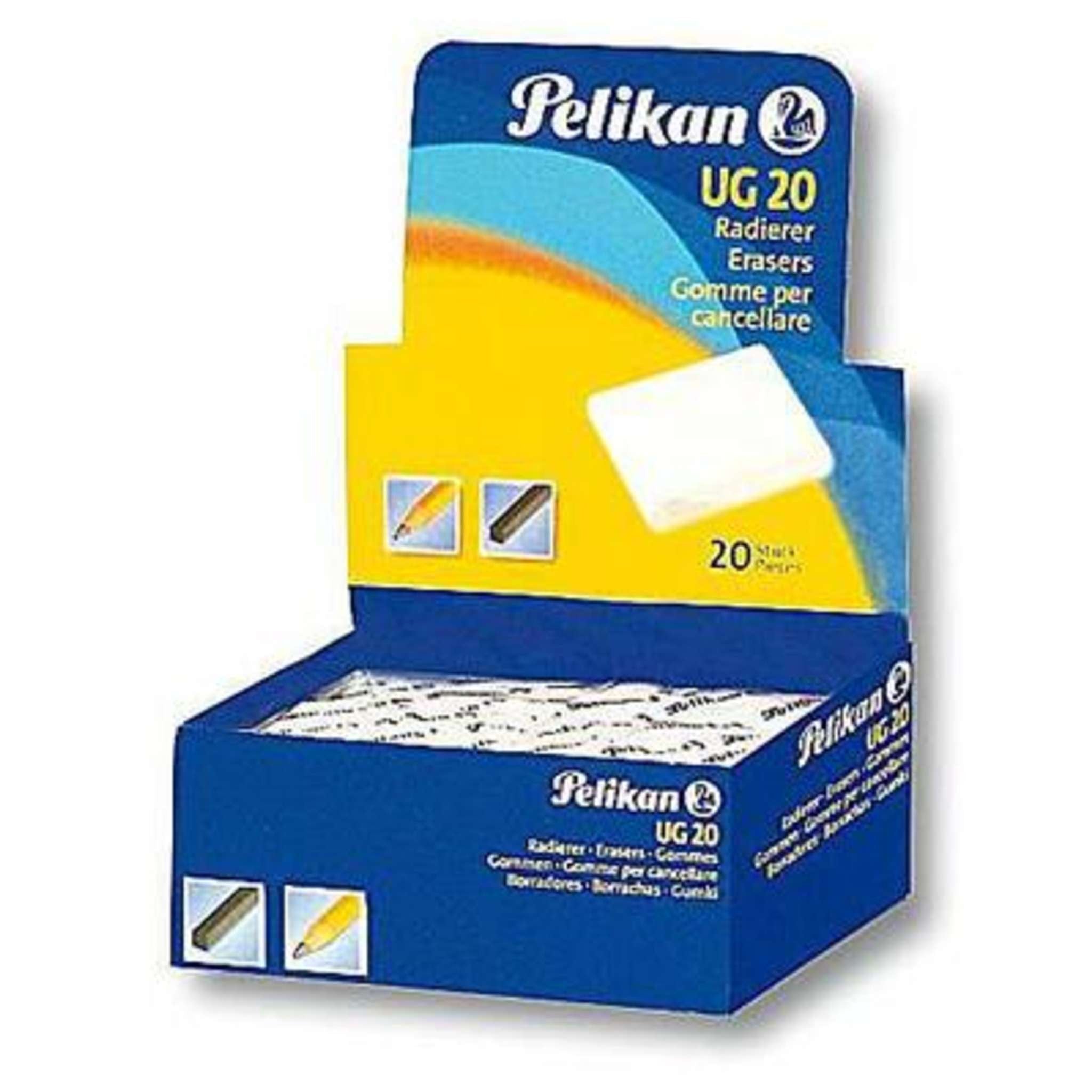 Scatola 20 Gomme  Pane Ug/20 + (30/12) X1