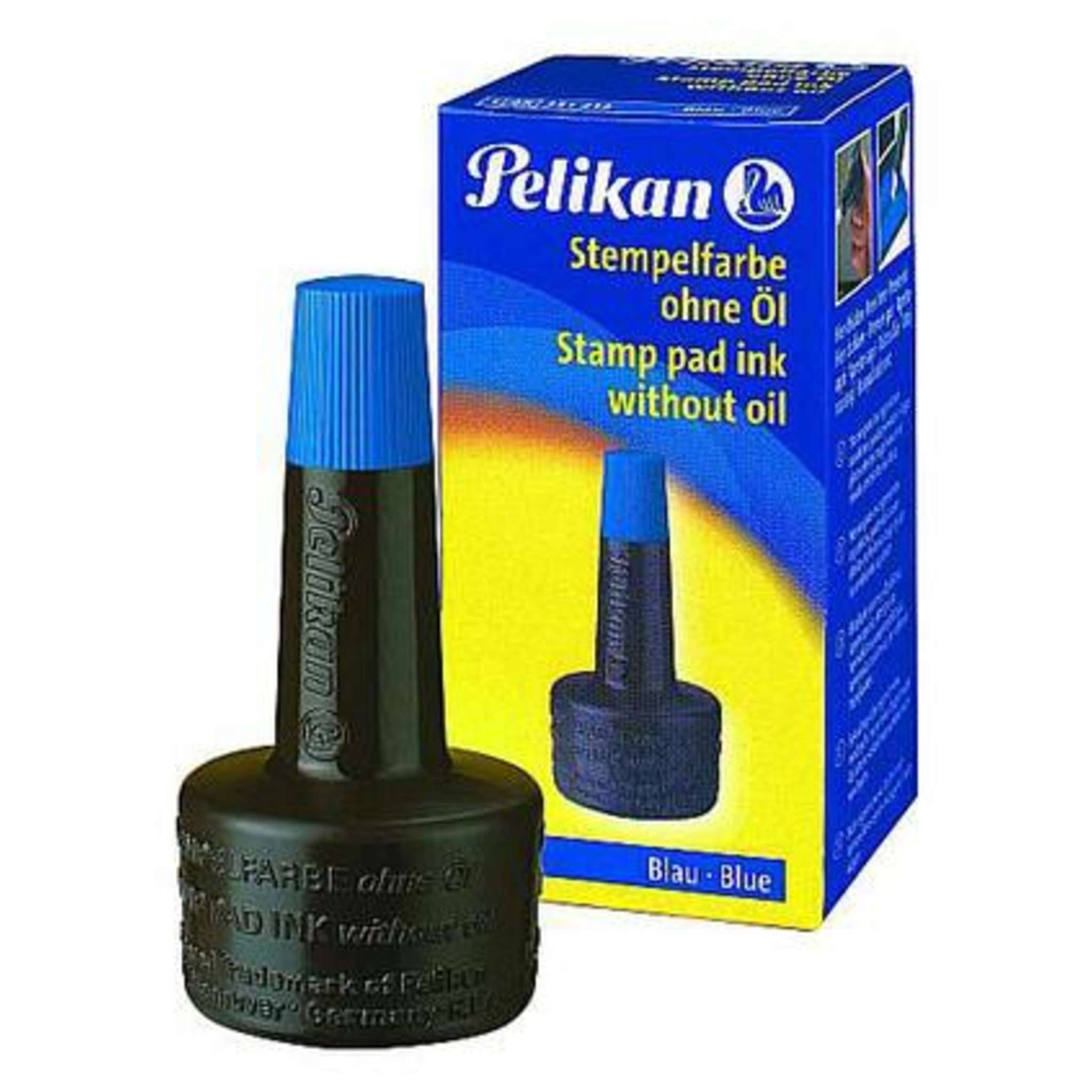 Inchiostro Timbri senza Olio 28ml Blu