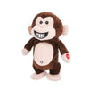 De.Car Peluche Scimmietta Cammina/Ripete 20cm