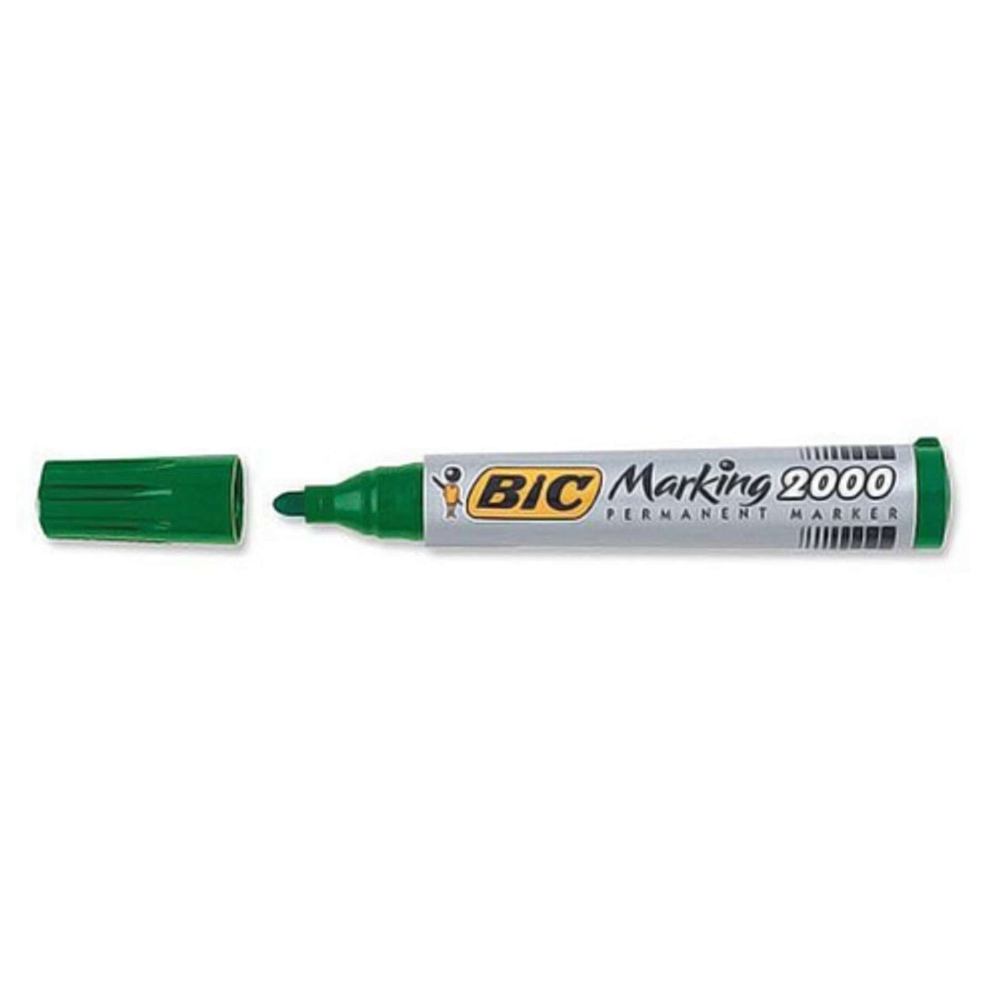 Marcatori Bic Punta Tonda 2000 Verde X12