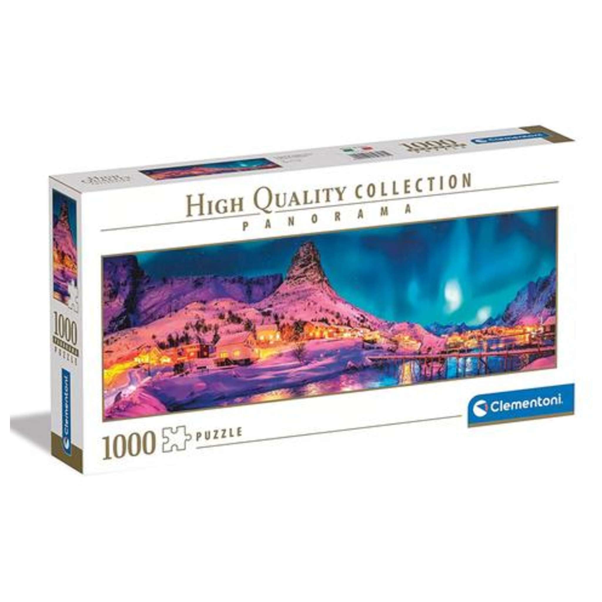 Puzzle 1000Pz Panorama Colorful Night Over Lofoten Islands X1