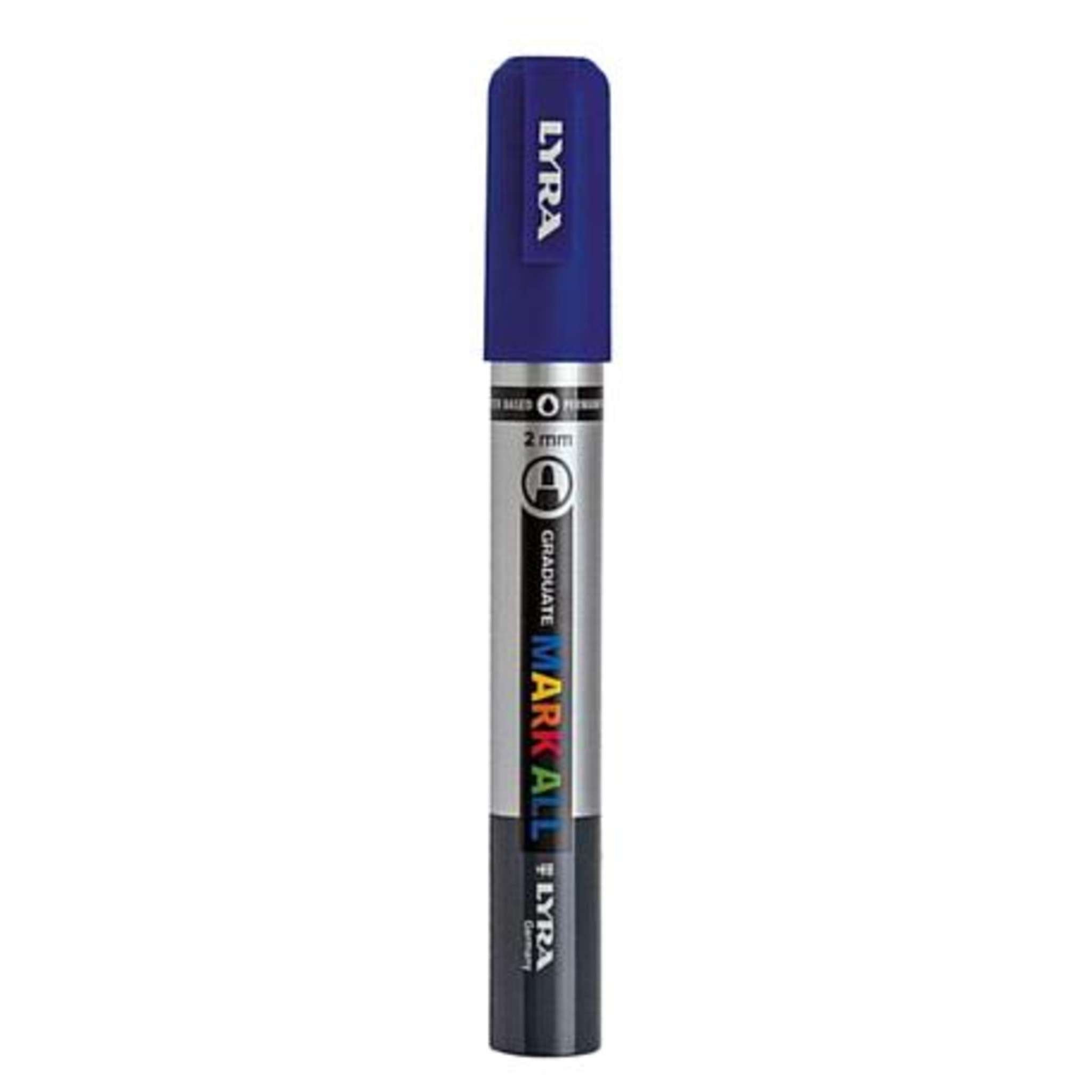 Confezione 6 Marcatori Mark All 2mm Blu