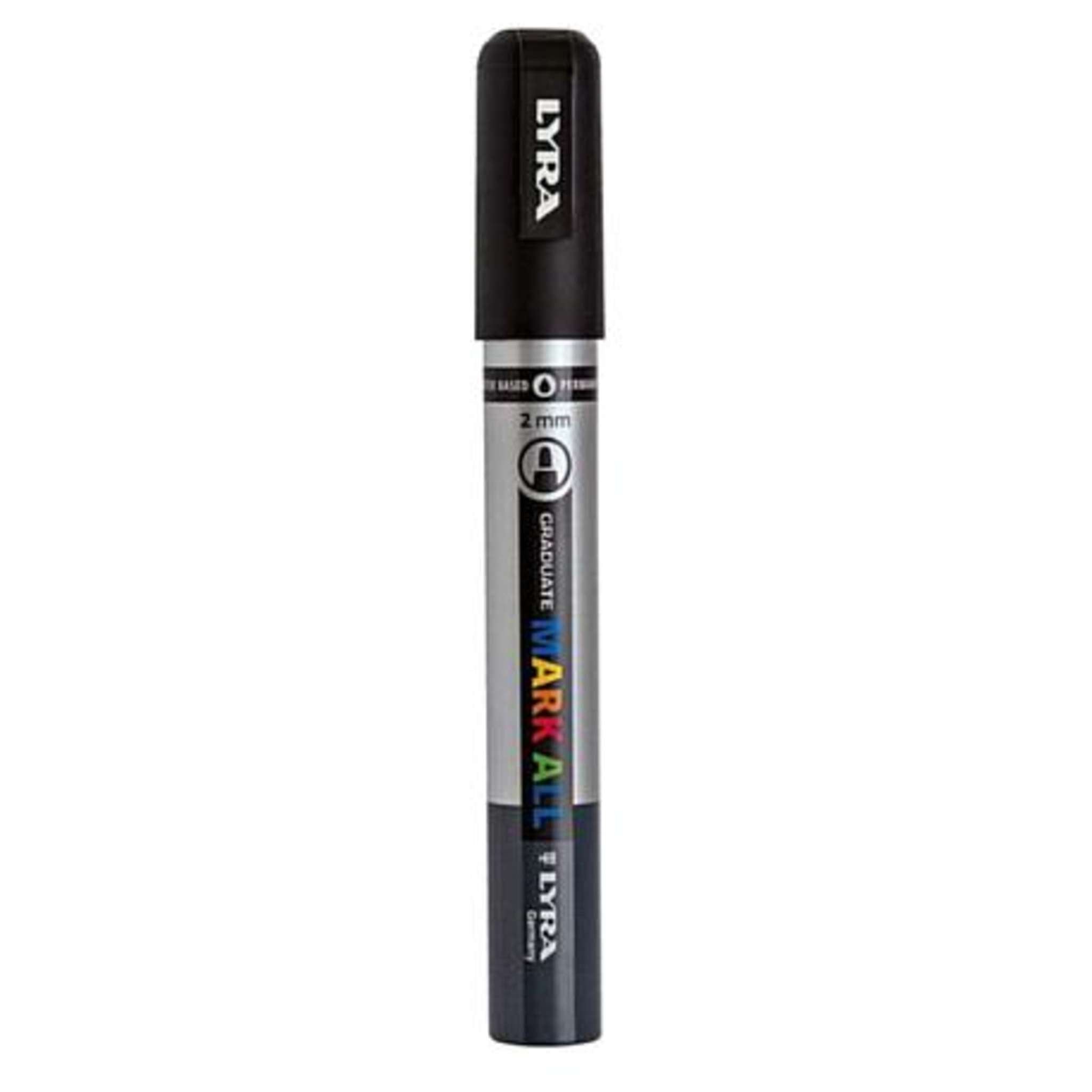 Lyra Mark All Punta Media 2Mm. Nero X12