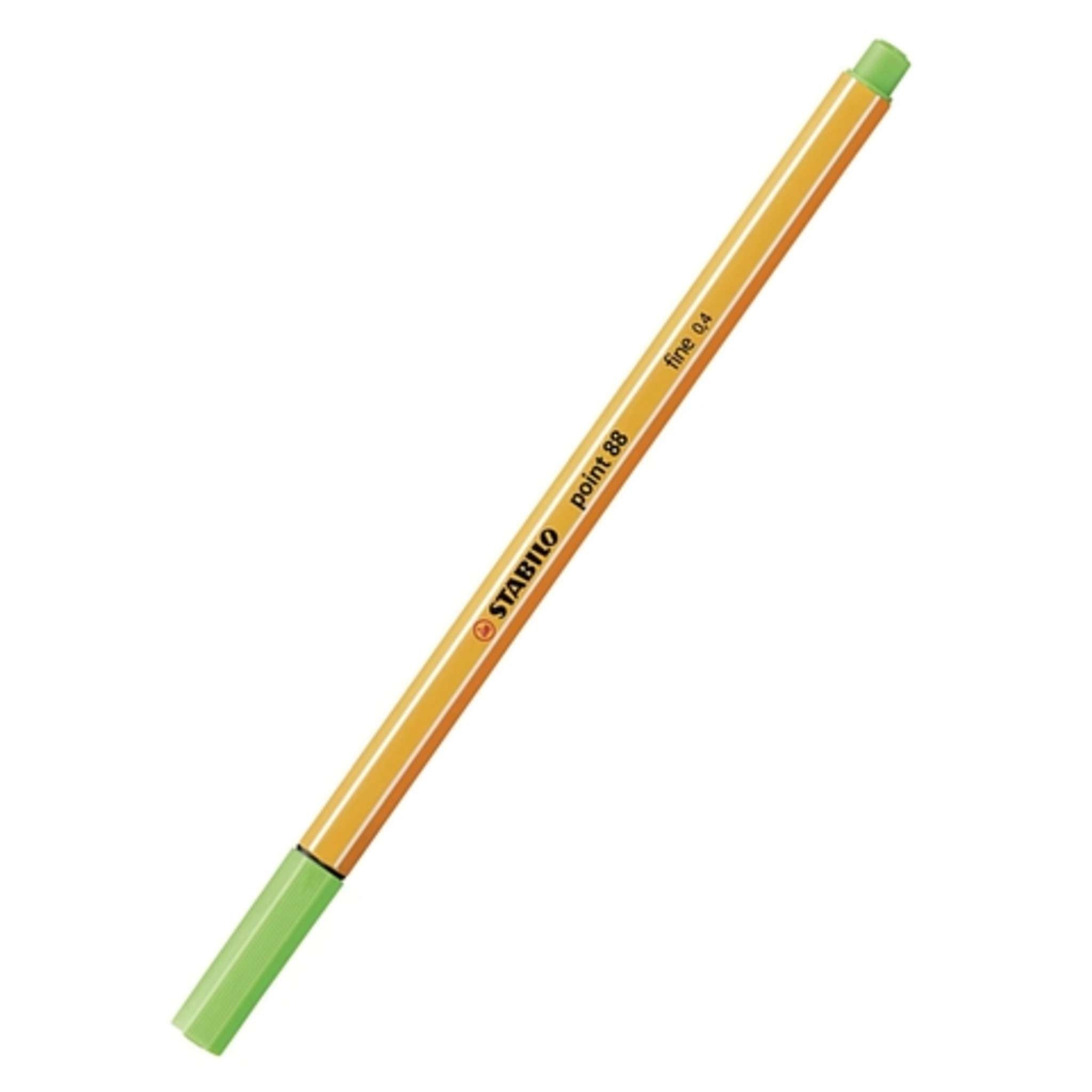 confezione 10Pz Fineliner Point 88 Verde Fogli