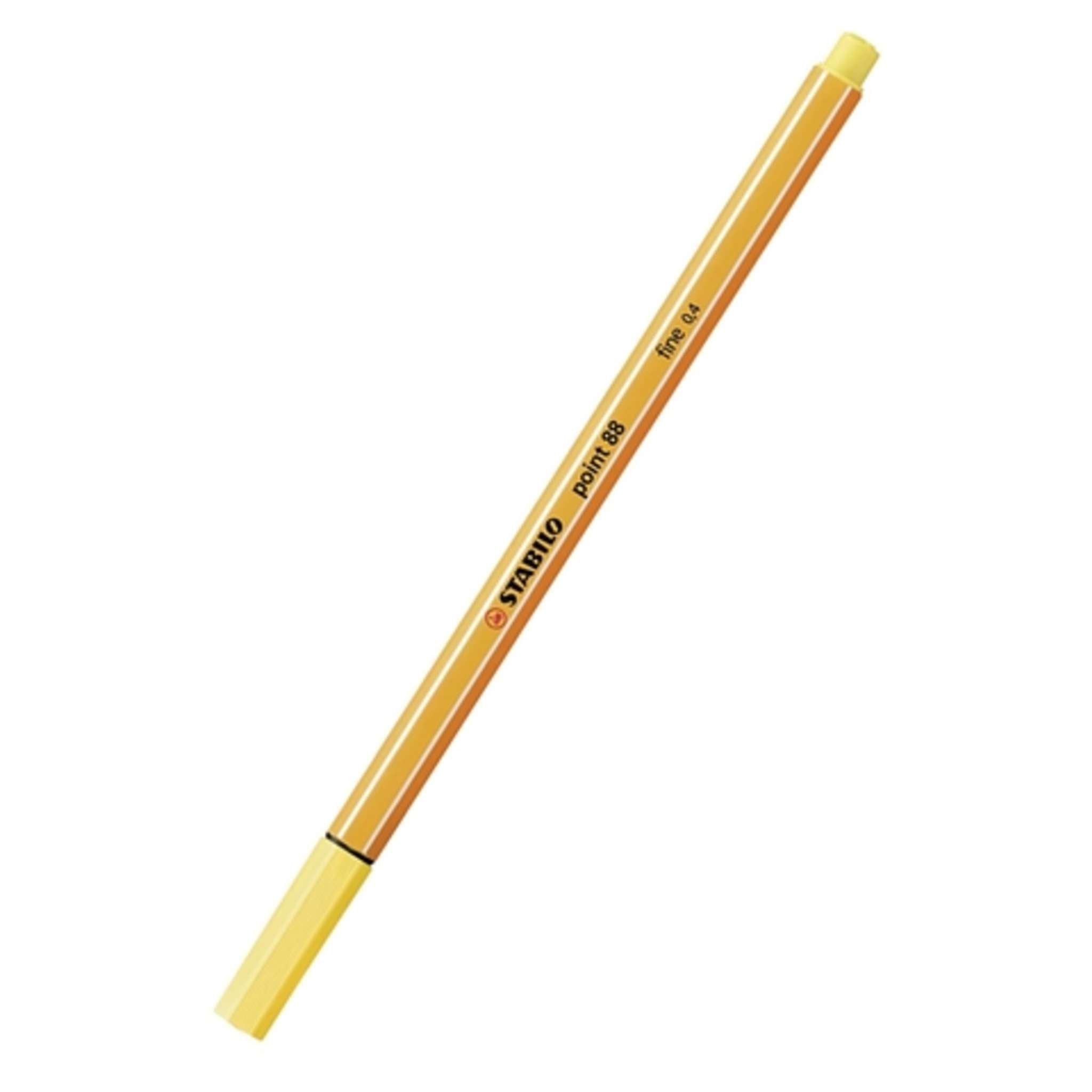 confezione 10Pz Fineliner Point 88 Giallo