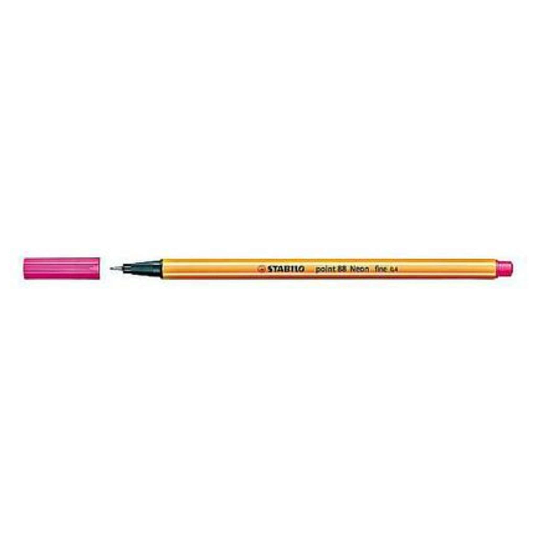 confezione 10Pz Fineliner Point 88 rosa neon