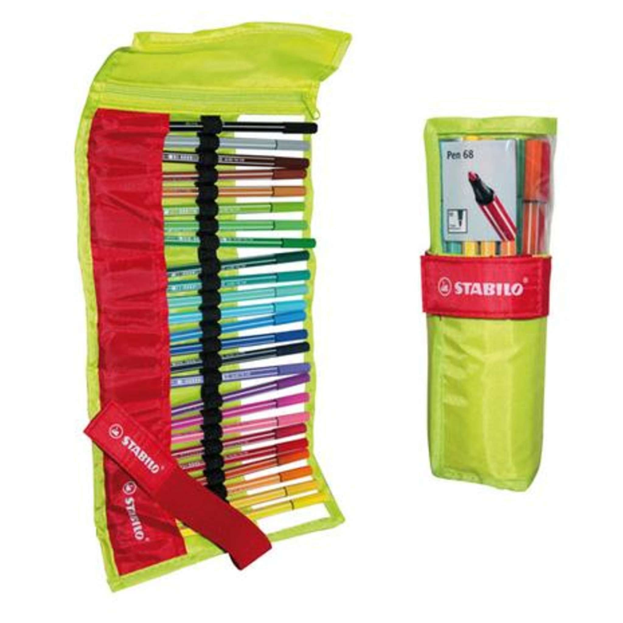 Pennarello Premium -  Pen 68 - Rollerset con 25 Colori assortiti