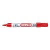 Bl.1 Marker Indelebile Punta Tonda Rosso X12